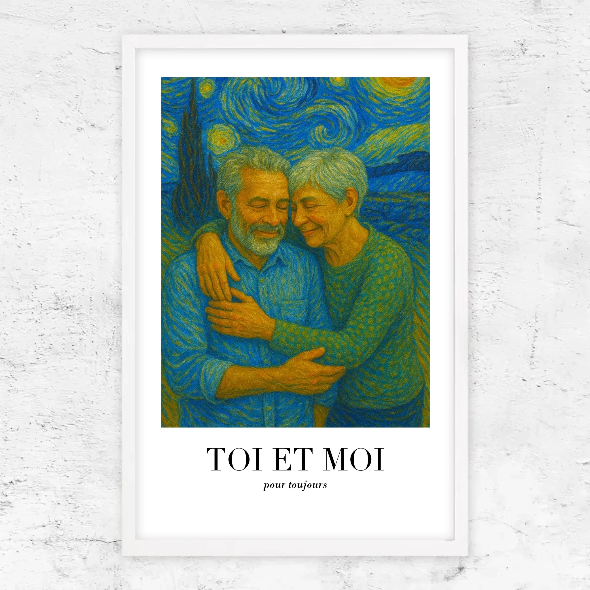 Poster personnalisé – Toi et moi en art de Van Gogh, on gère ça - Image 16