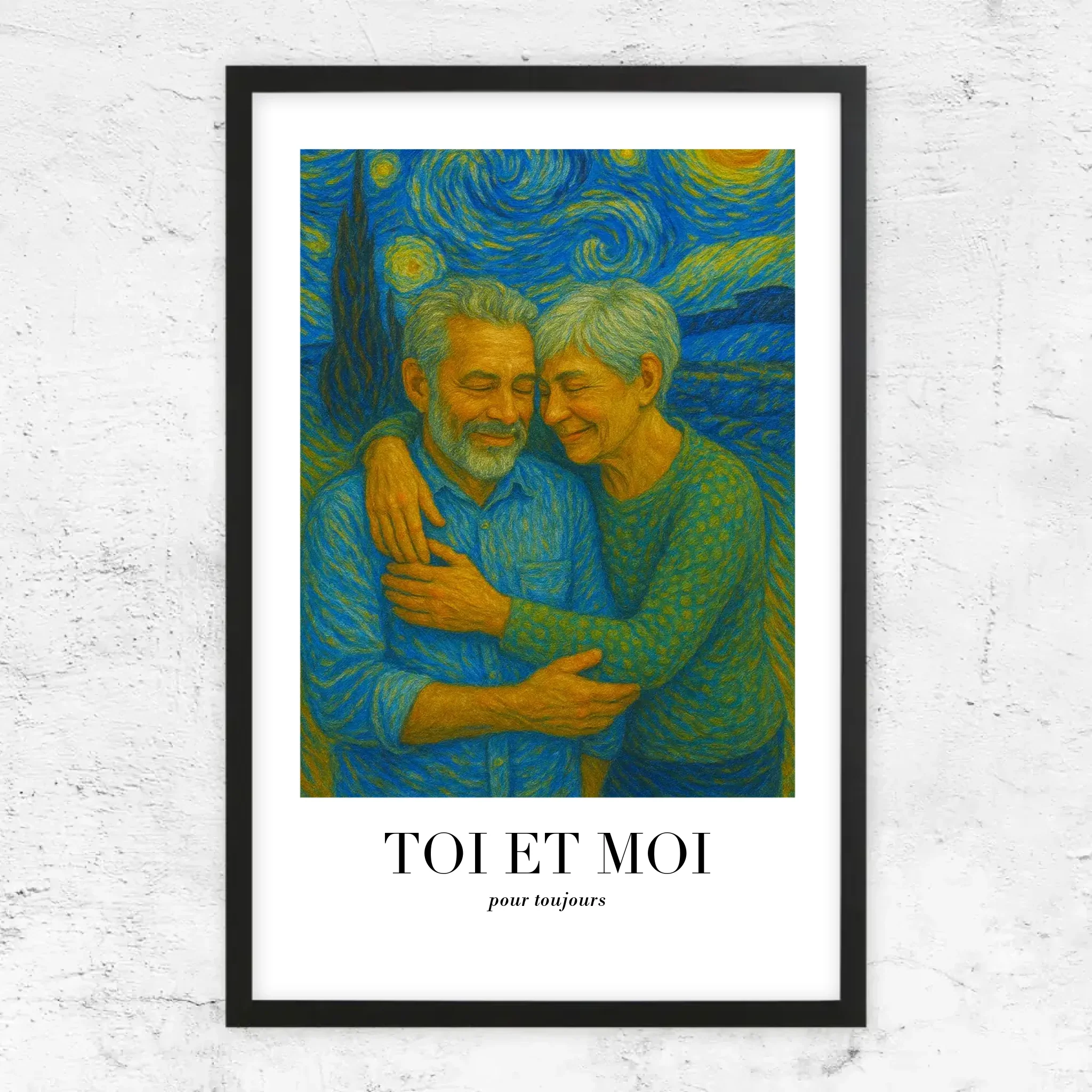 Poster personnalisé – Toi et moi en art de Van Gogh, on gère ça - Image 7
