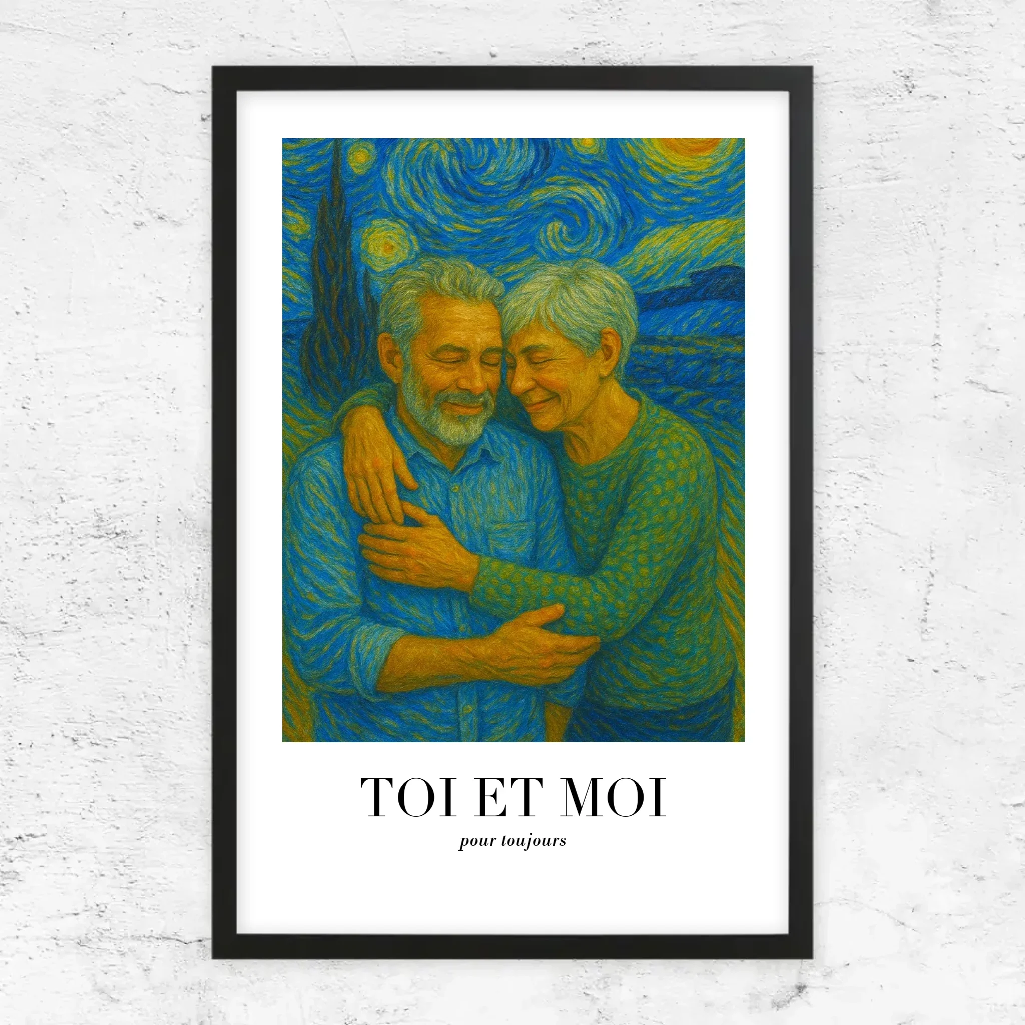 Poster personnalisé – Toi et moi en art de Van Gogh, on gère ça - Image 8