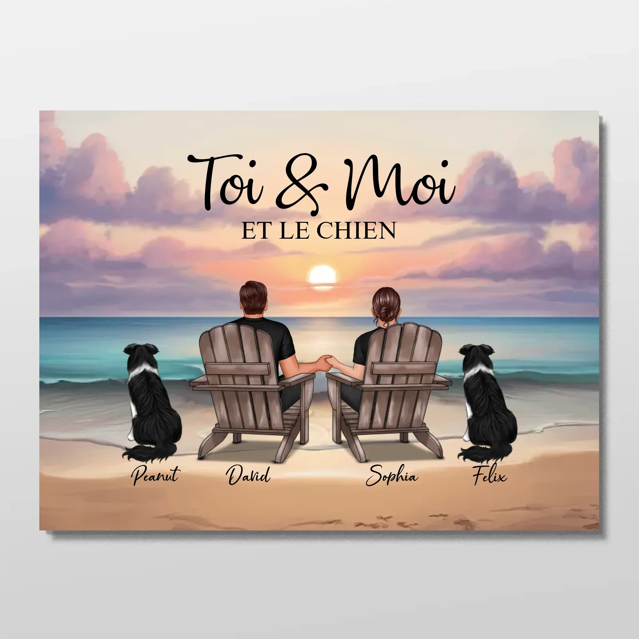 Poster personnalisé “Toi et moi et notre animal de compagnie” - Image 4