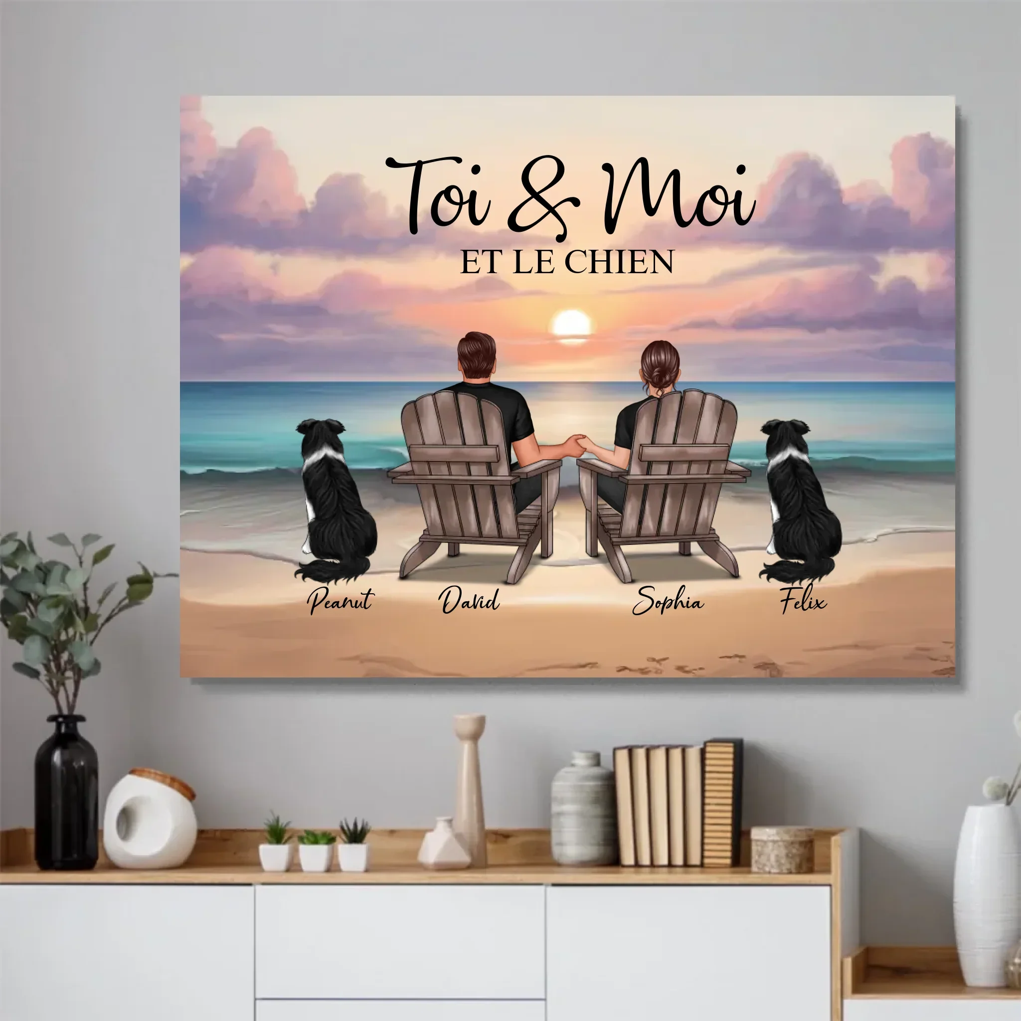 Poster personnalisé “Toi et moi et notre animal de compagnie” - Image 5