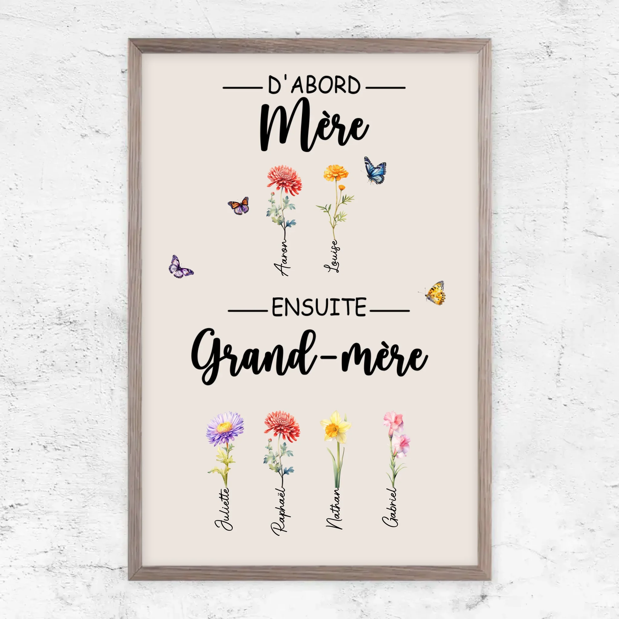 Poster personnalisé "D'abord maman, ensuite grand-mère" - Image 12