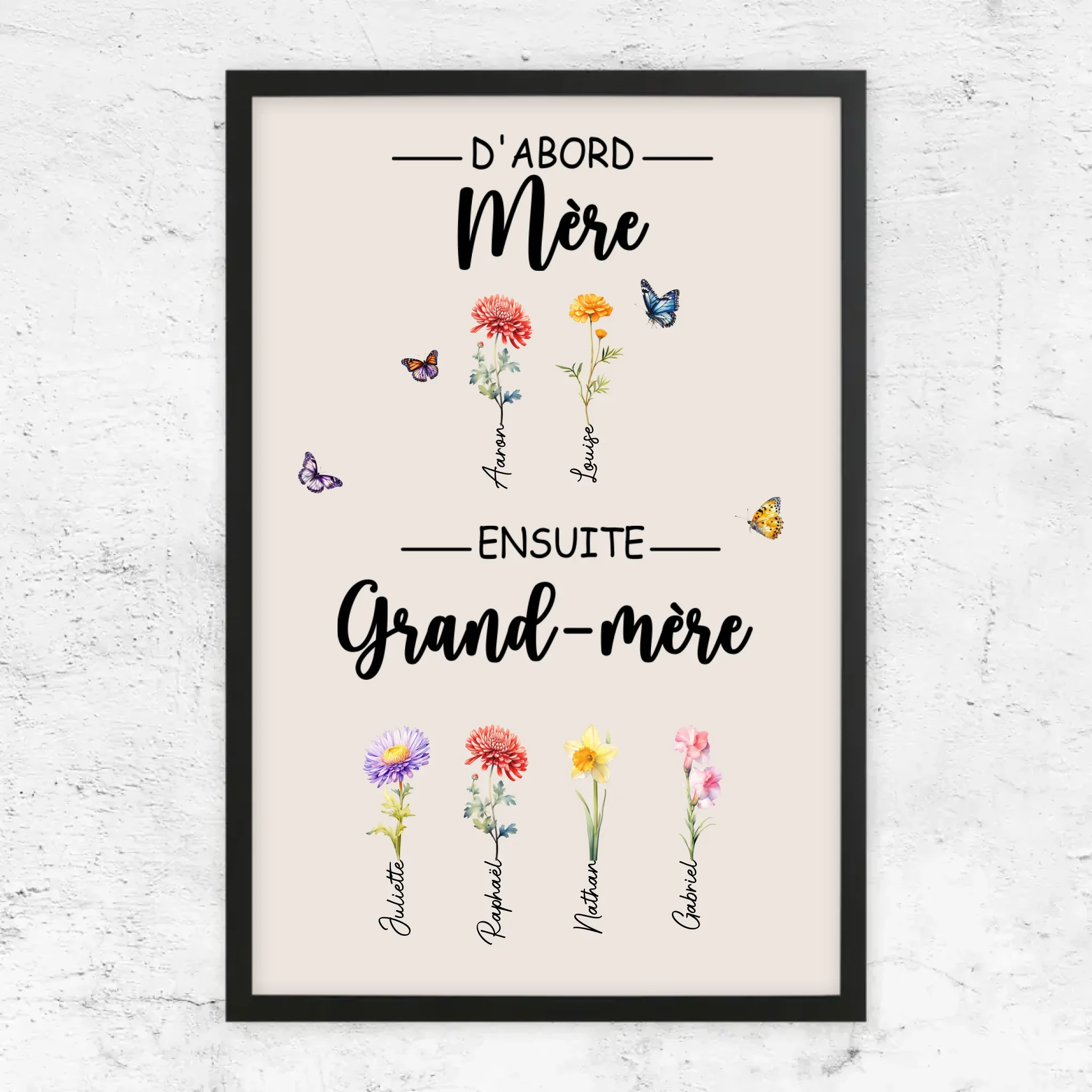 Poster personnalisé "D'abord maman, ensuite grand-mère" - Image 8
