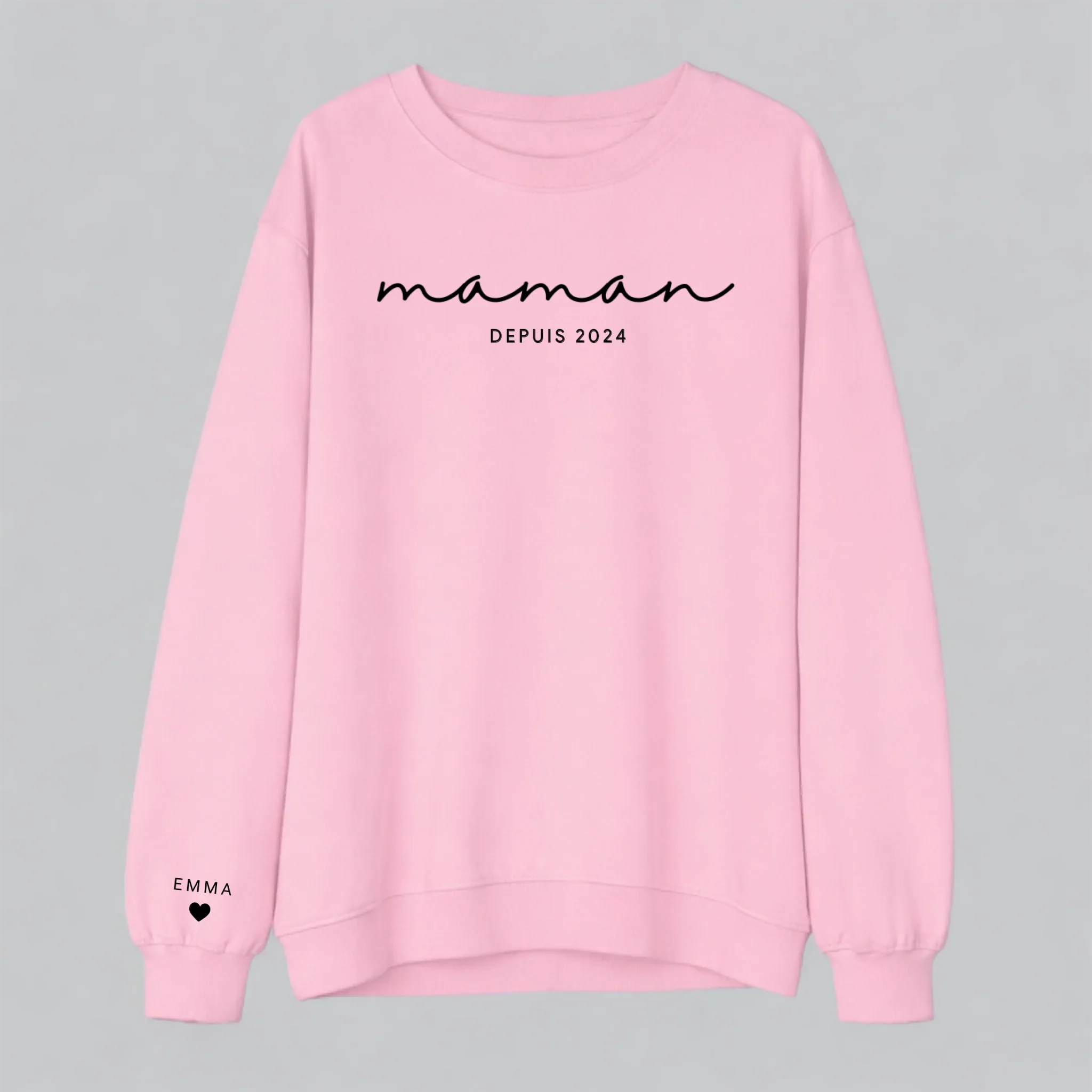 Sweat-shirt personnalisé – Mère depuis. - Image 4