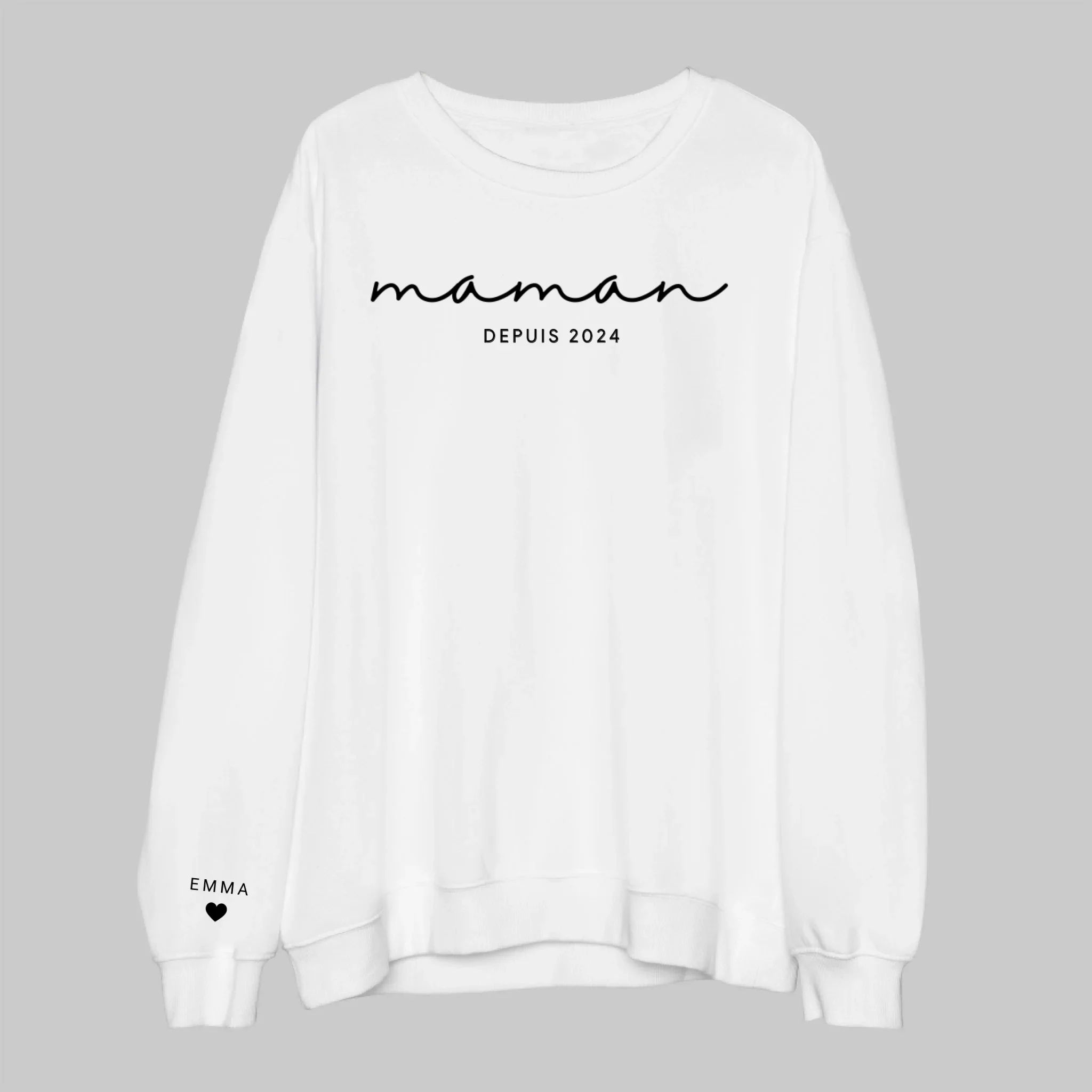 Sweat-shirt personnalisé – Mère depuis. - Image 5