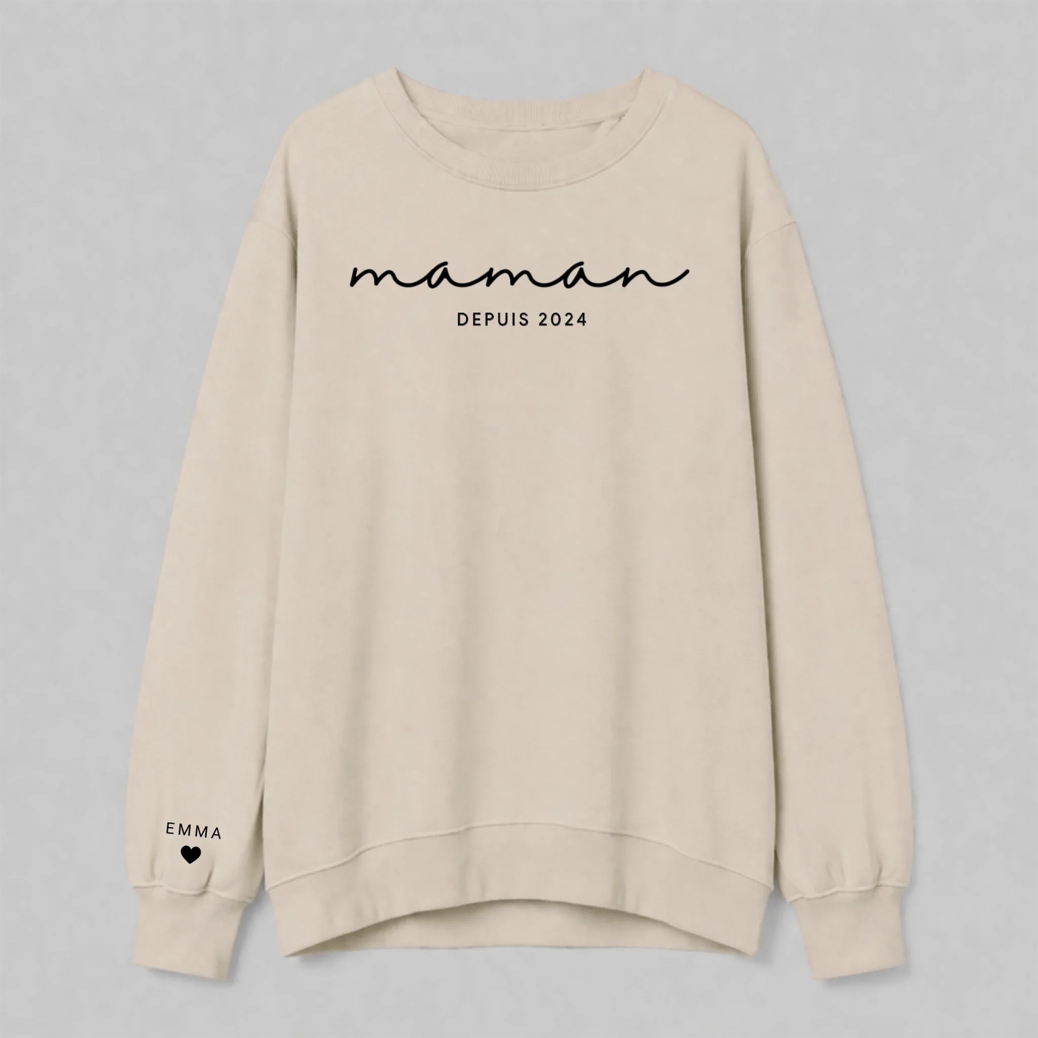 Sweat-shirt personnalisé – Mère depuis. - Image 6