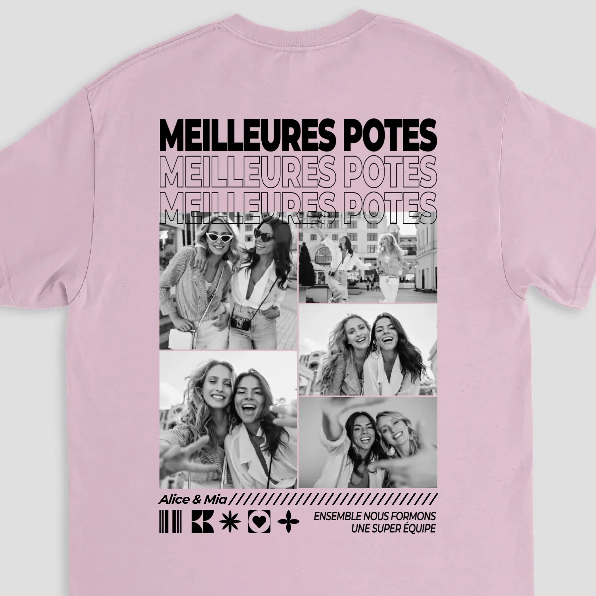 T-shirt personnalisé – Besties - Image 4