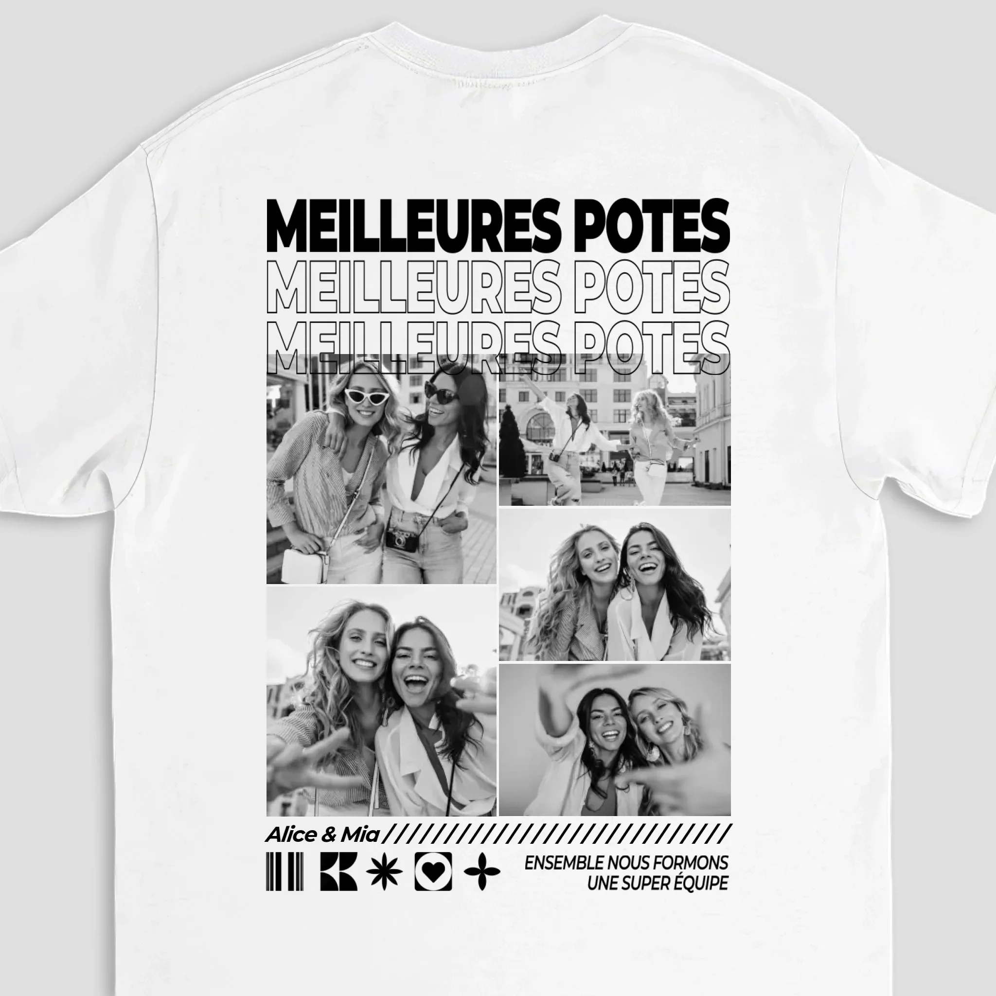 T-shirt personnalisé – Besties - Image 6