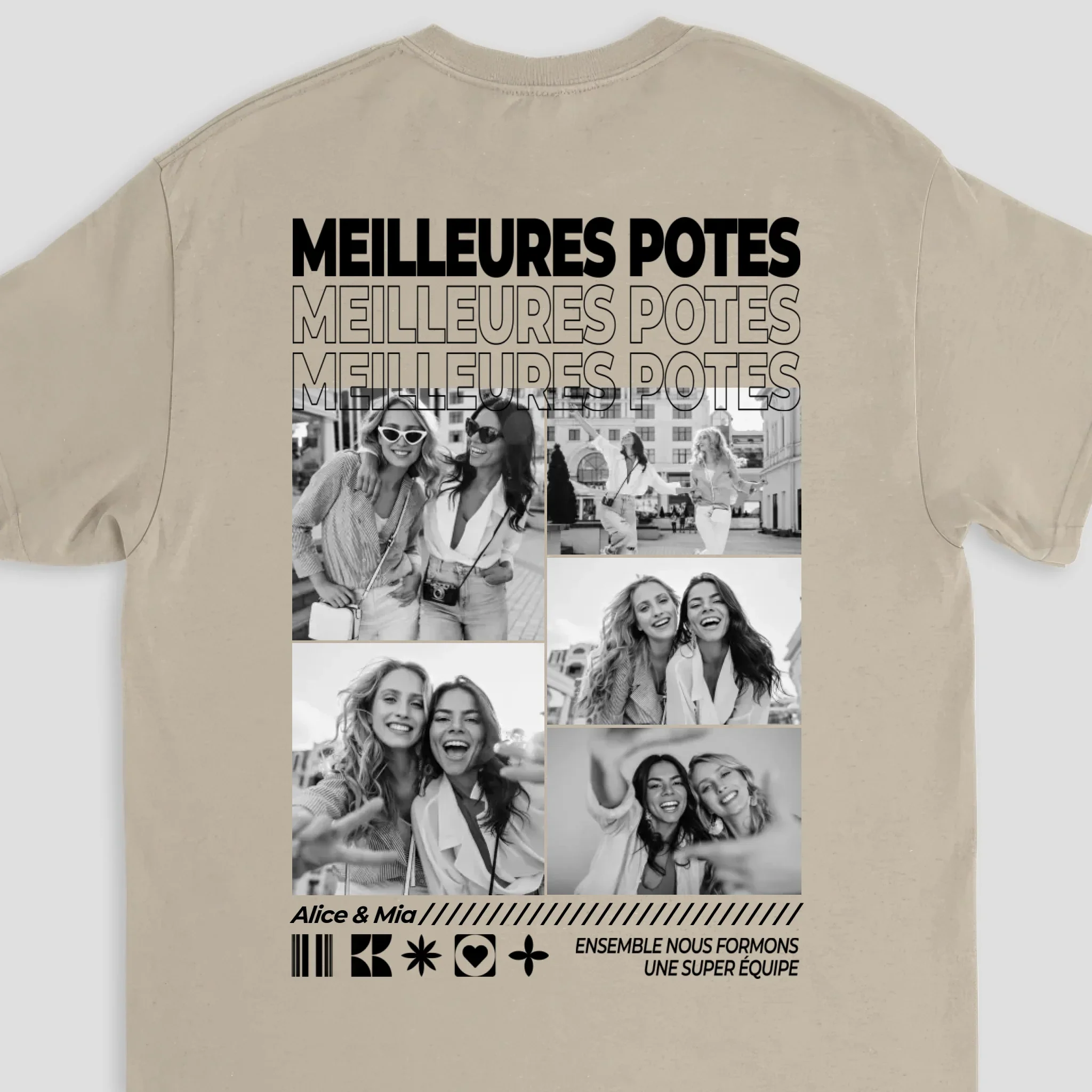T-shirt personnalisé – Besties - Image 7