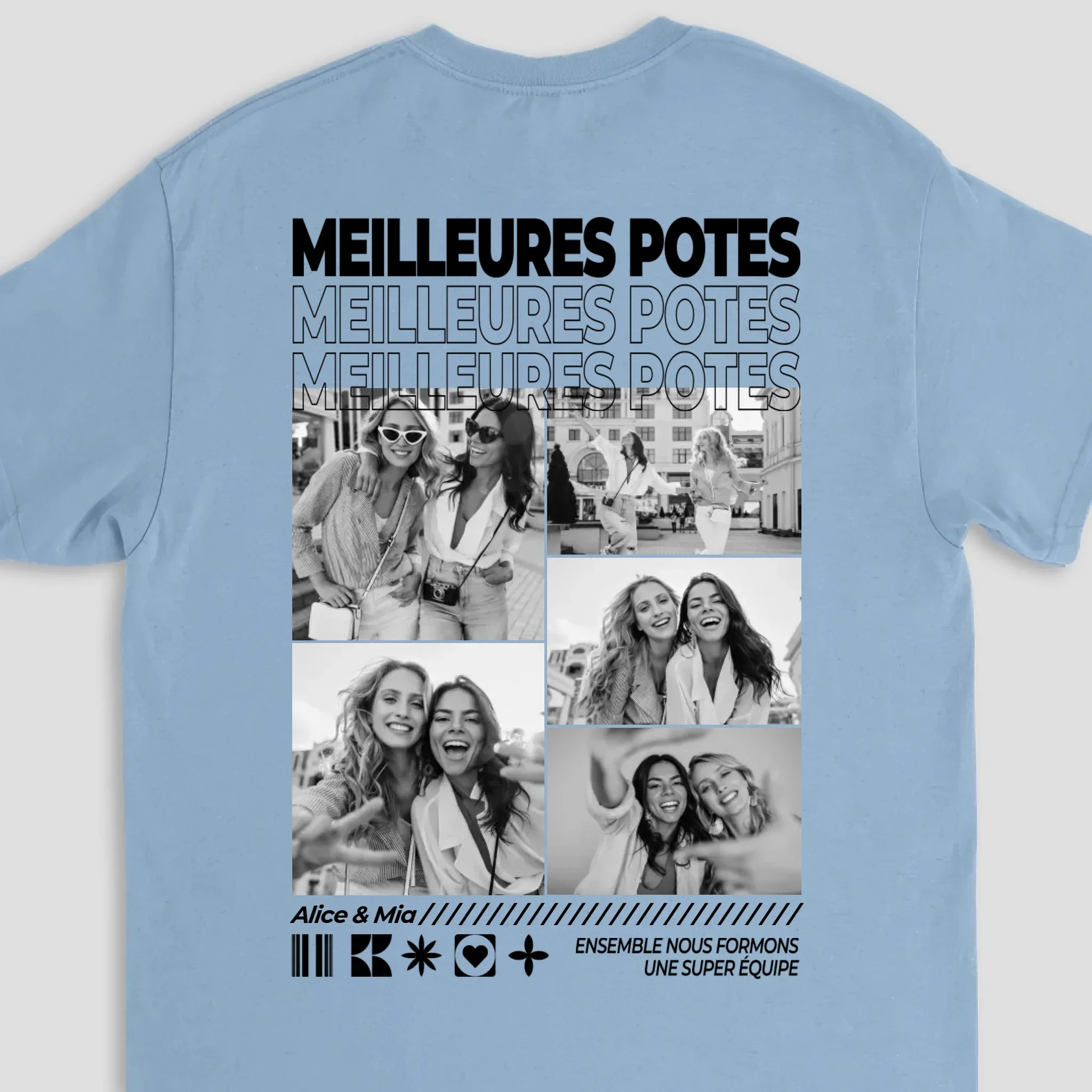 T-shirt personnalisé – Besties - Image 8