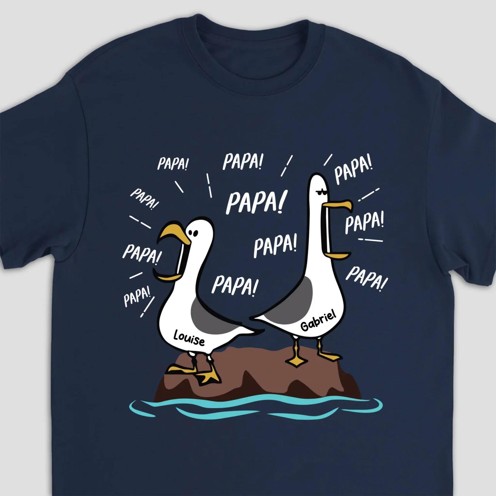 T-shirt personnalisé – Papa mouette - Image 4