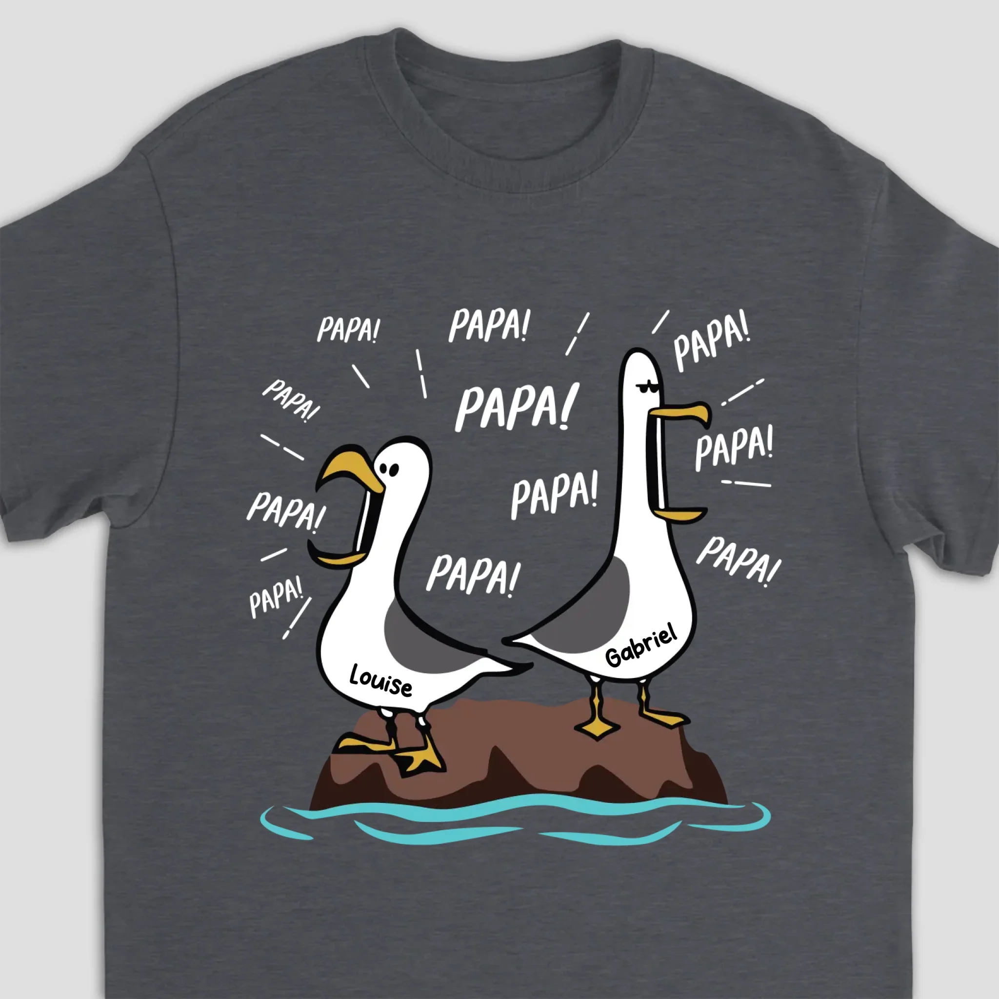 T-shirt personnalisé – Papa mouette - Image 5