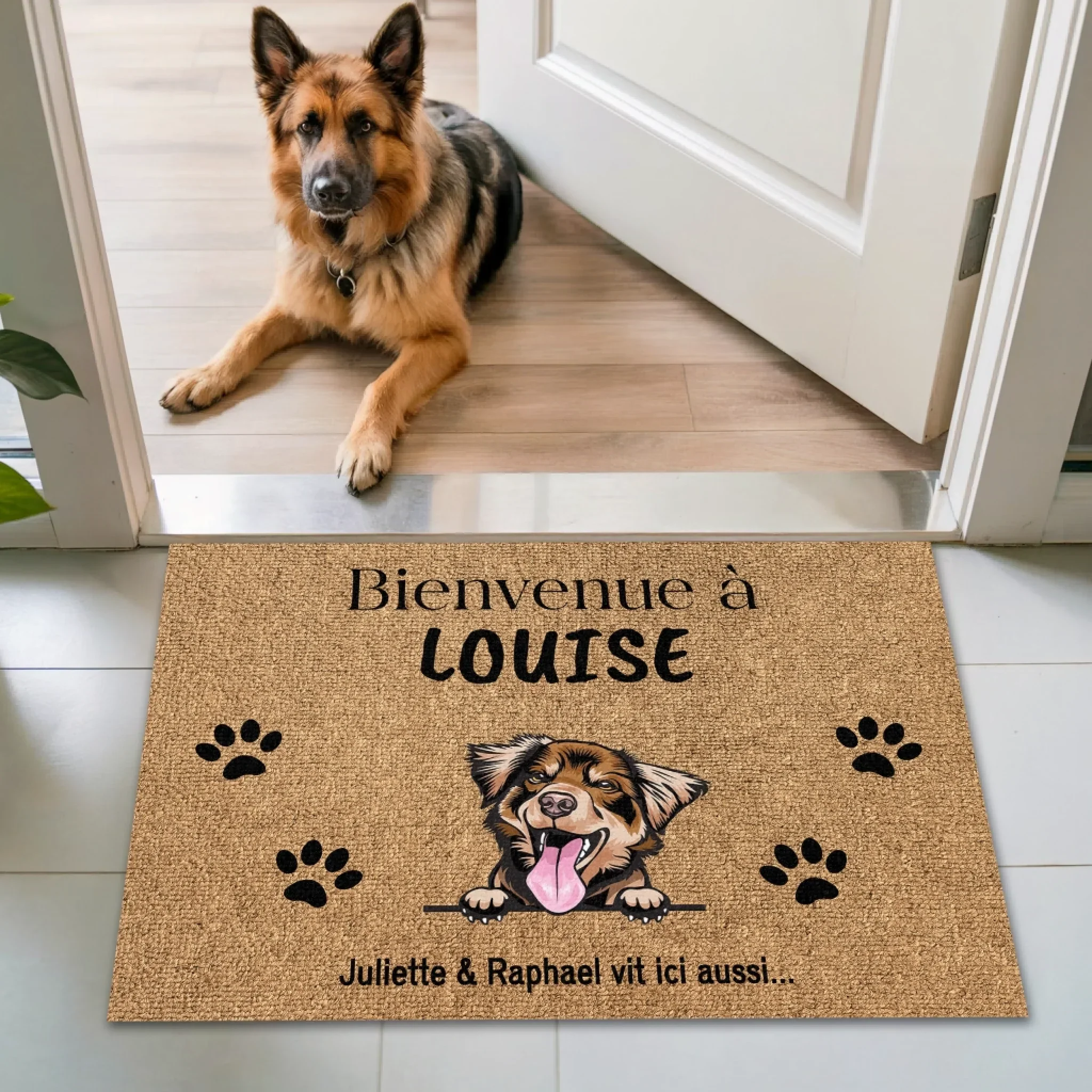 Tapis de bienvenue personnalisé – Bienvenue chez - Image 3
