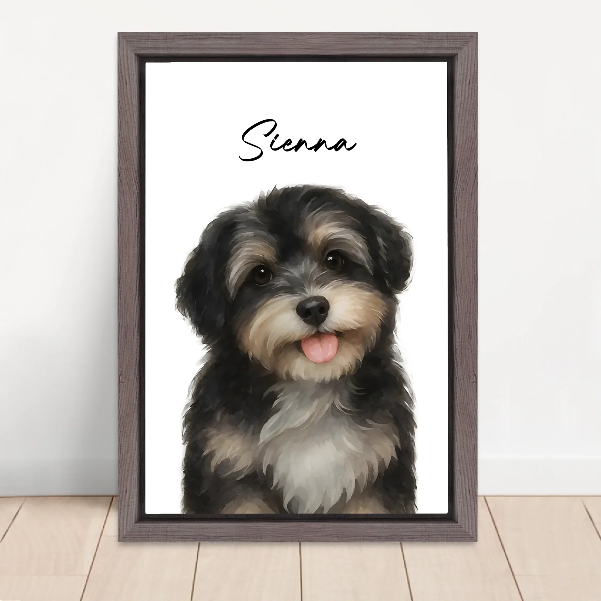 Toile personnalisée – Aquarelle photo chien - Image 5