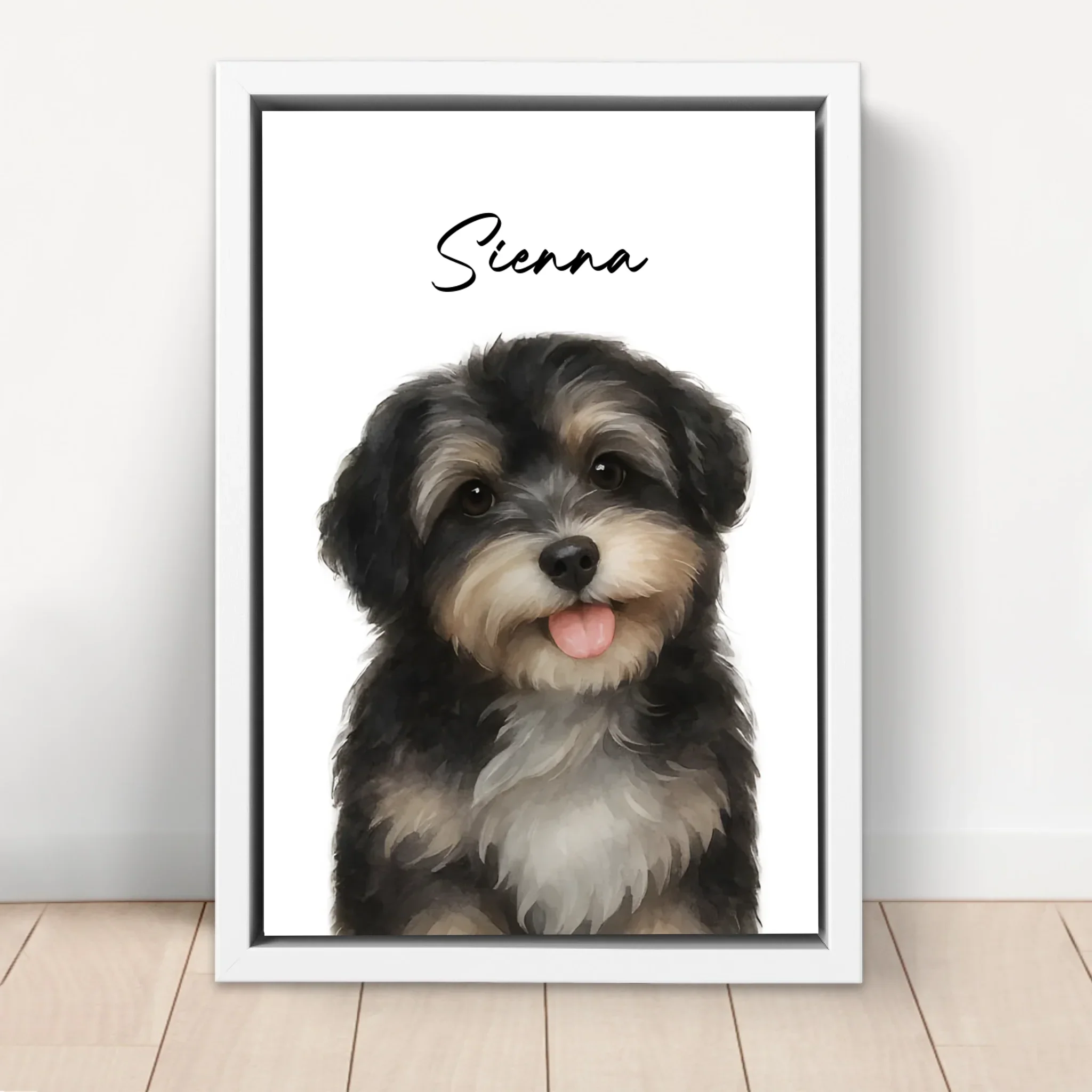 Toile personnalisée – Aquarelle photo chien - Image 6