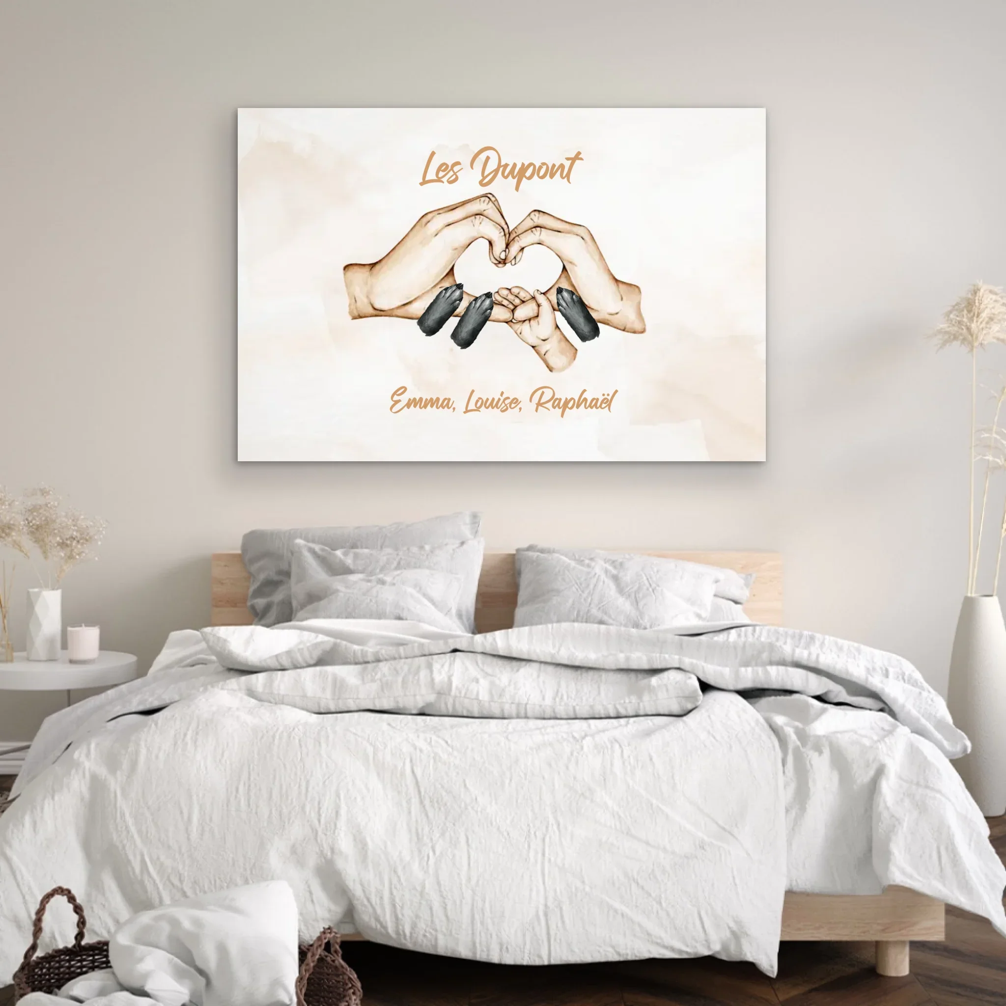 Toile personnalisée “Bonheur en famille” - Image 4