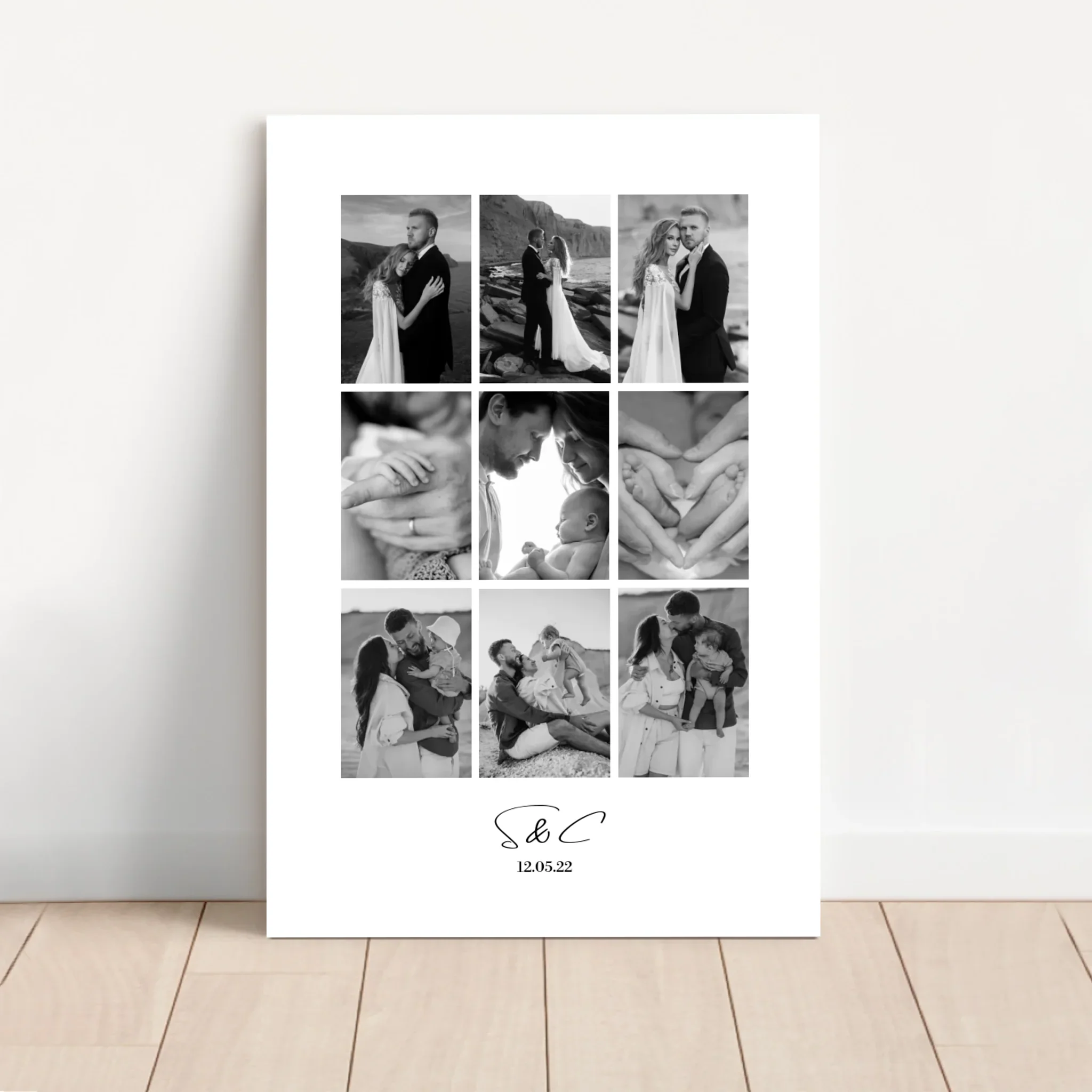 Toile personnalisée – Collage photo personnalisé