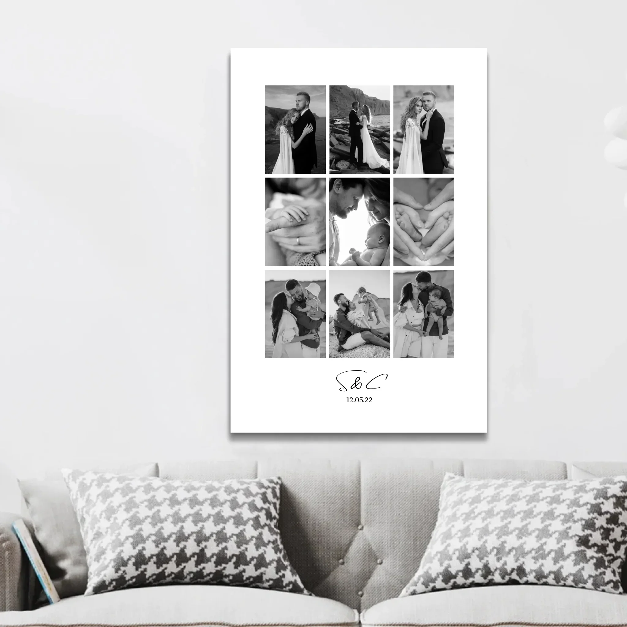 Toile personnalisée – Collage photo personnalisé - Image 2