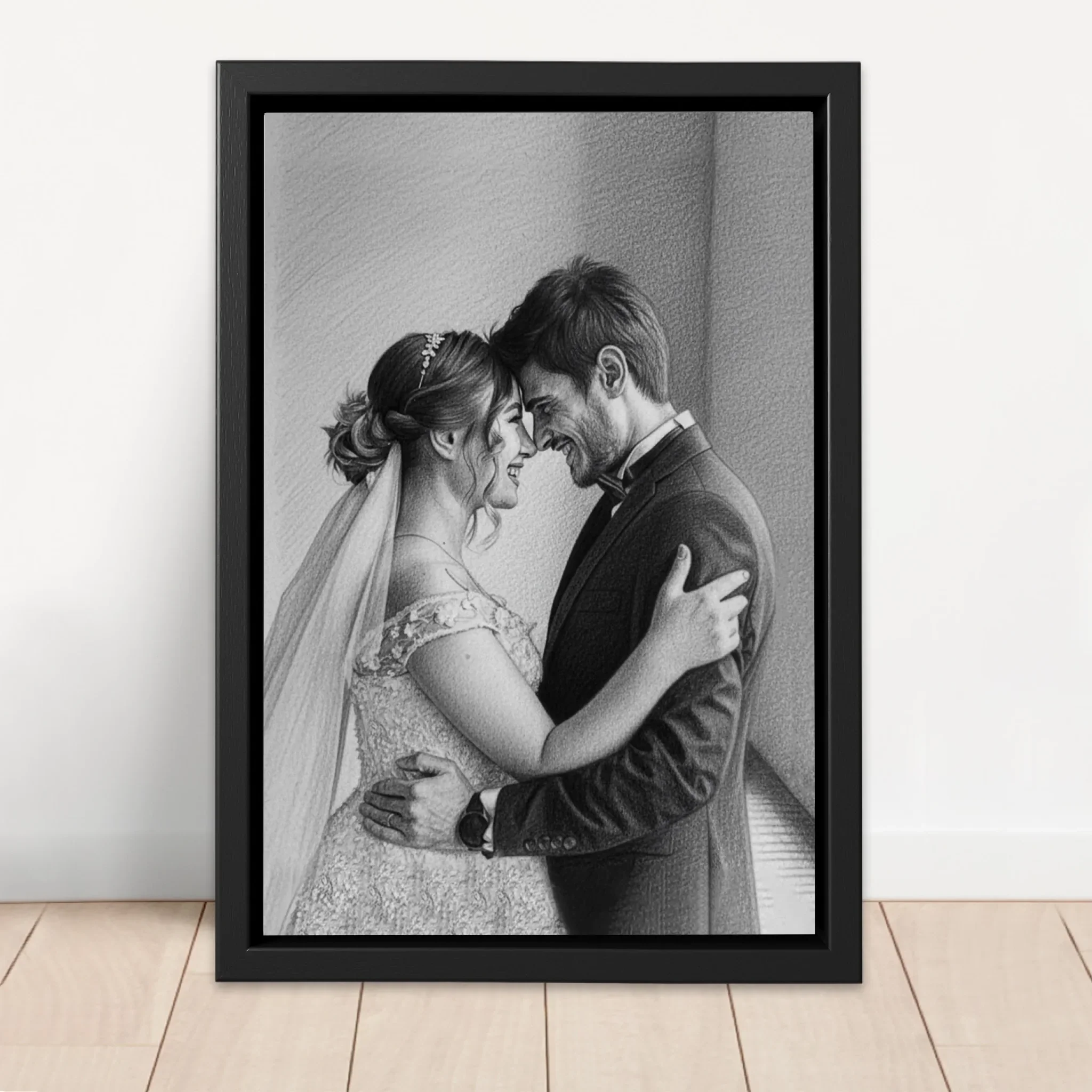 Toile personnalisée – Dessin au crayon à partir d’une photo - Image 4