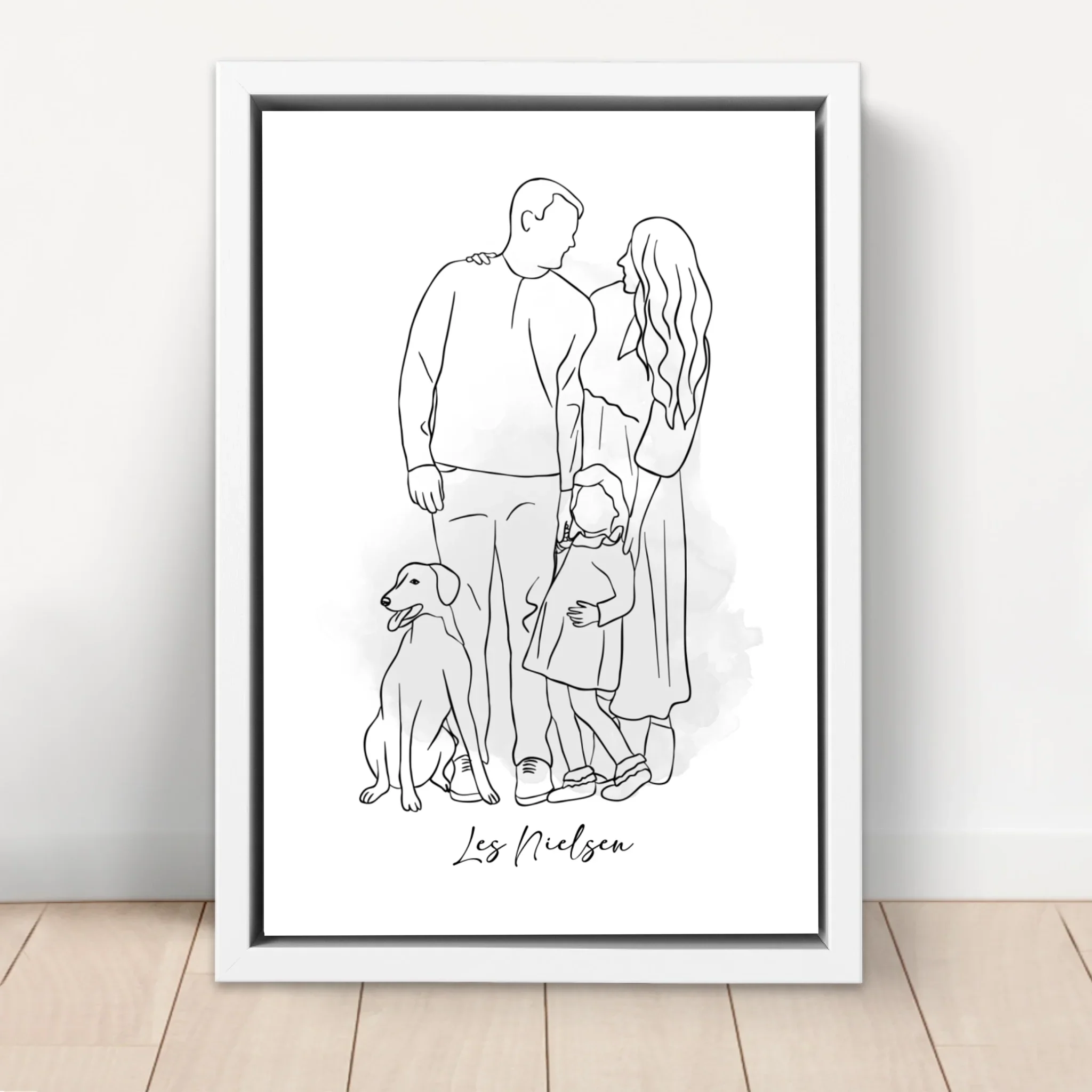 Toile personnalisée – Dessin d’un seul trait - Image 6