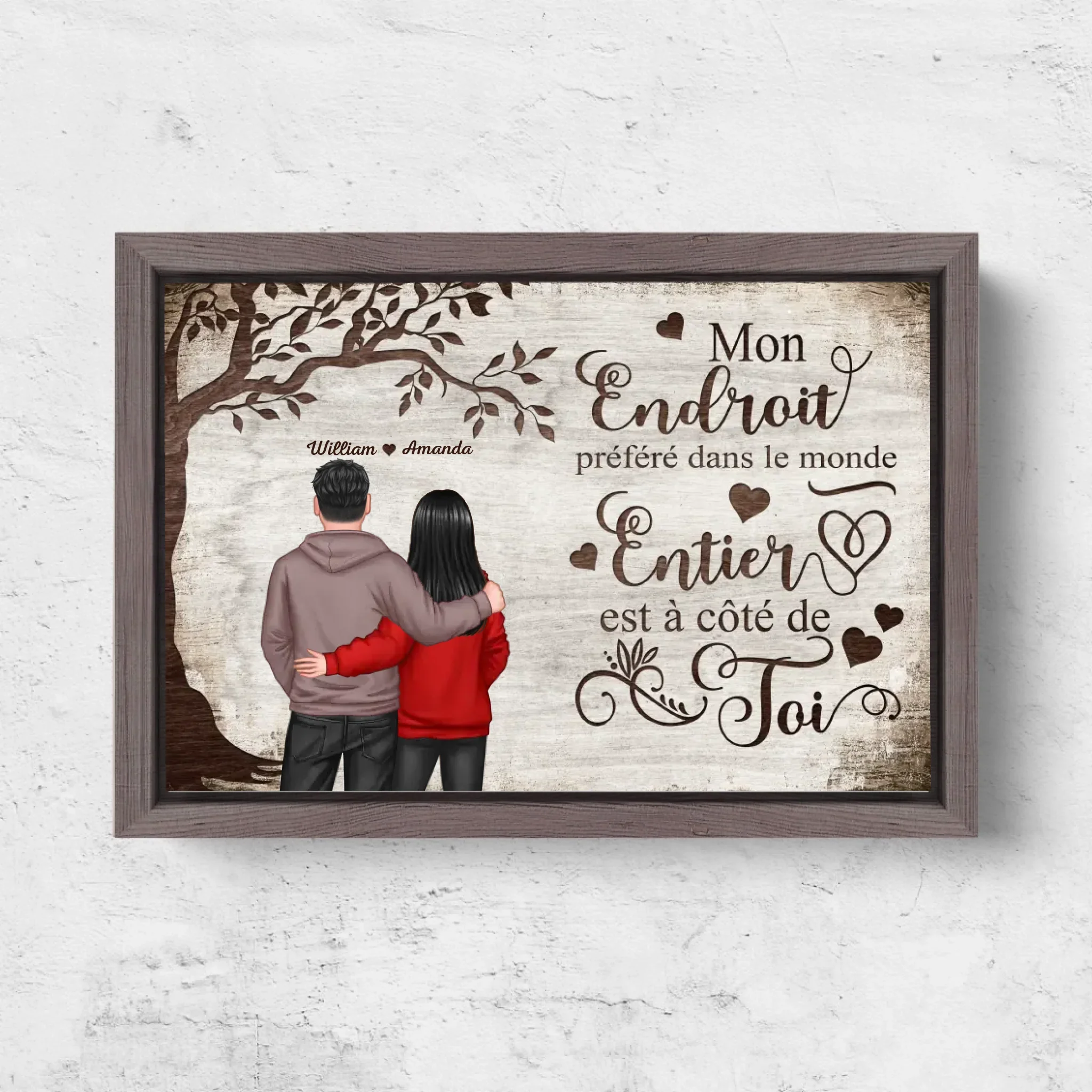 Toile personnalisée “Endroit préféré - Vue de dos” - Image 6
