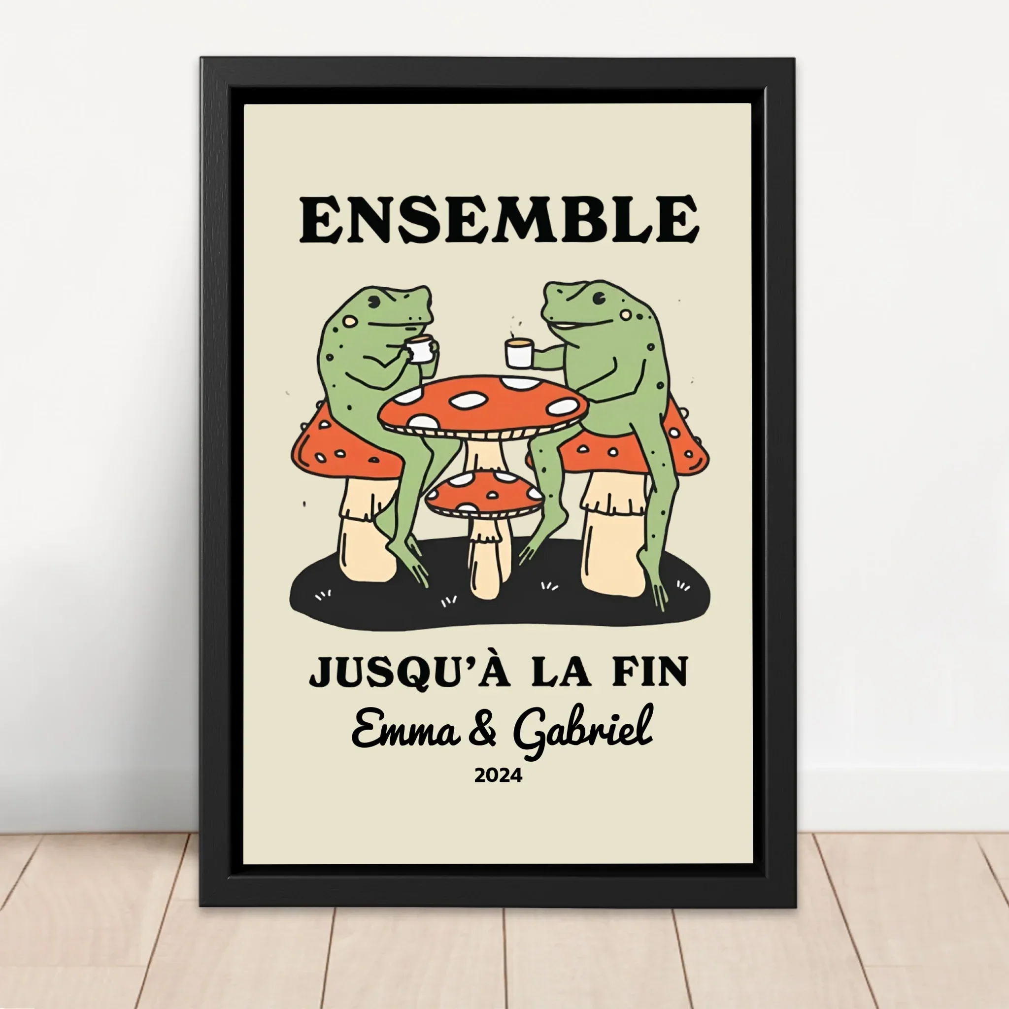 Toile personnalisée – Ensemble jusqu’à ce qu’on clamse - Image 4