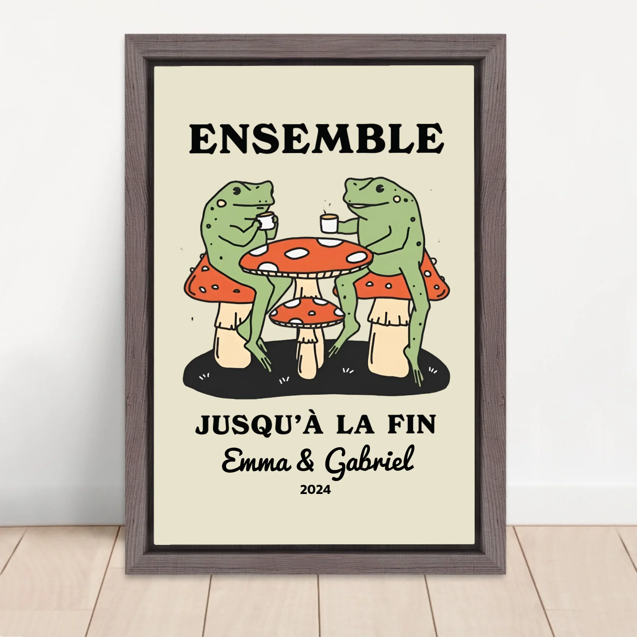 Toile personnalisée – Ensemble jusqu’à ce qu’on clamse - Image 5