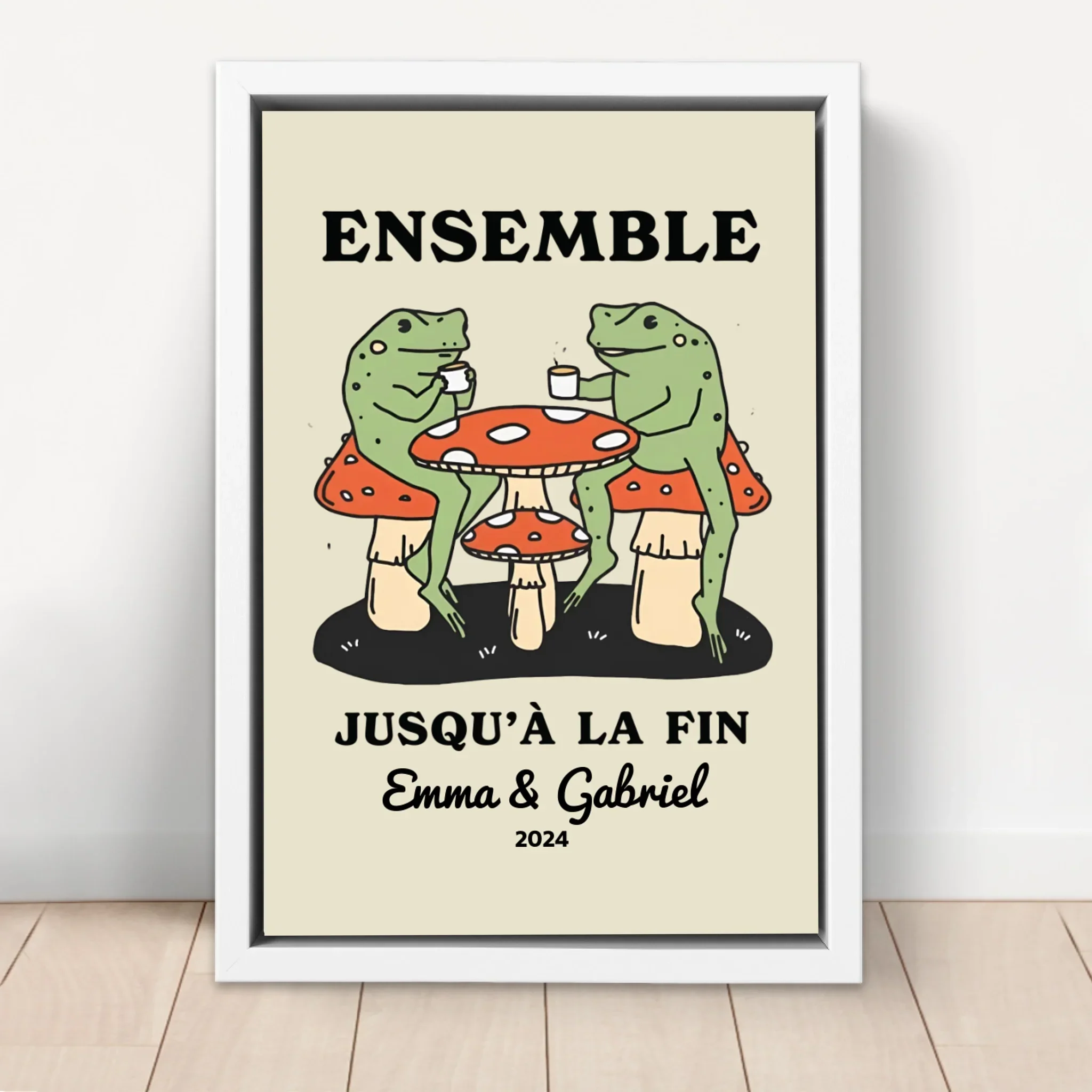Toile personnalisée – Ensemble jusqu’à ce qu’on clamse - Image 6