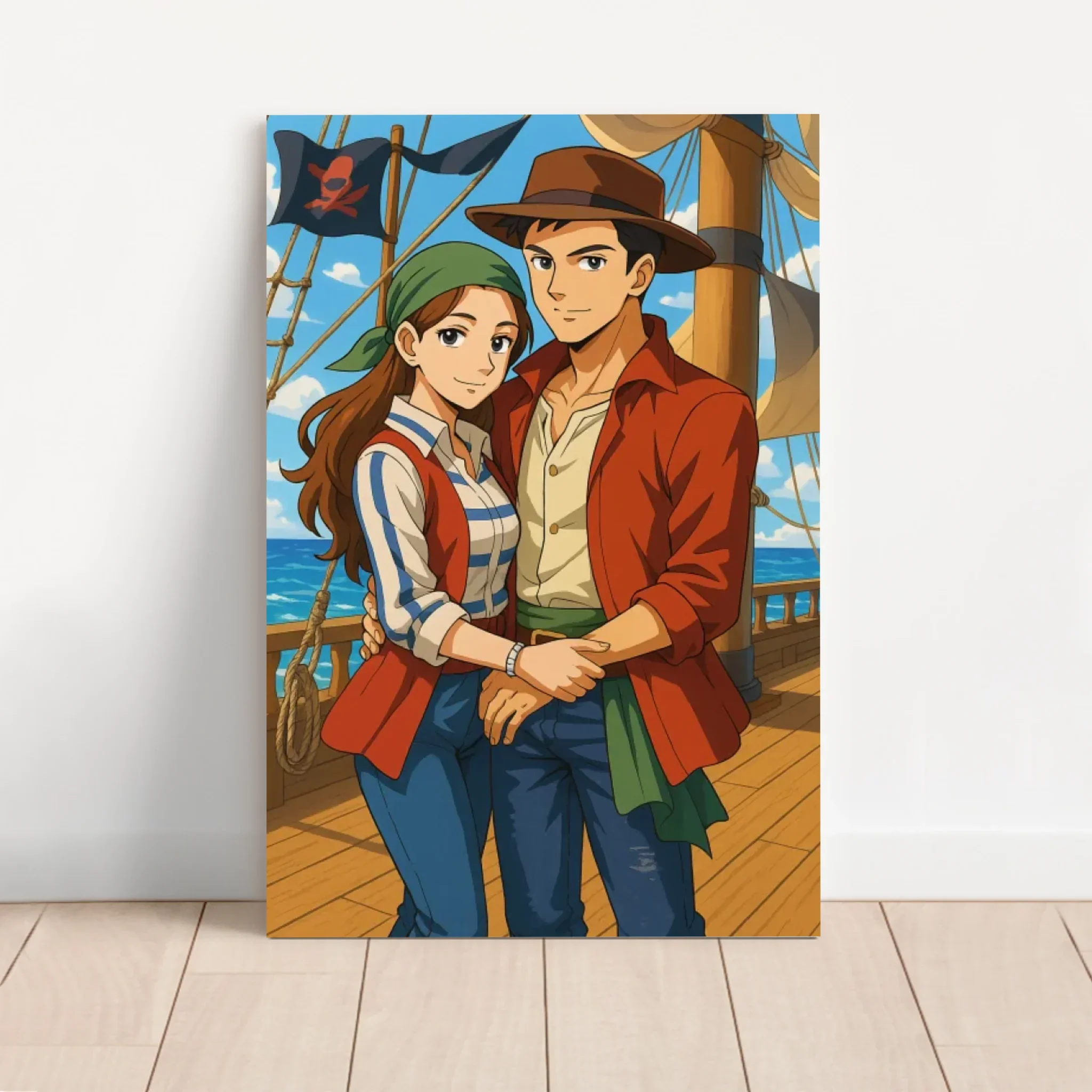 Toile personnalisée – Équipage de pirates