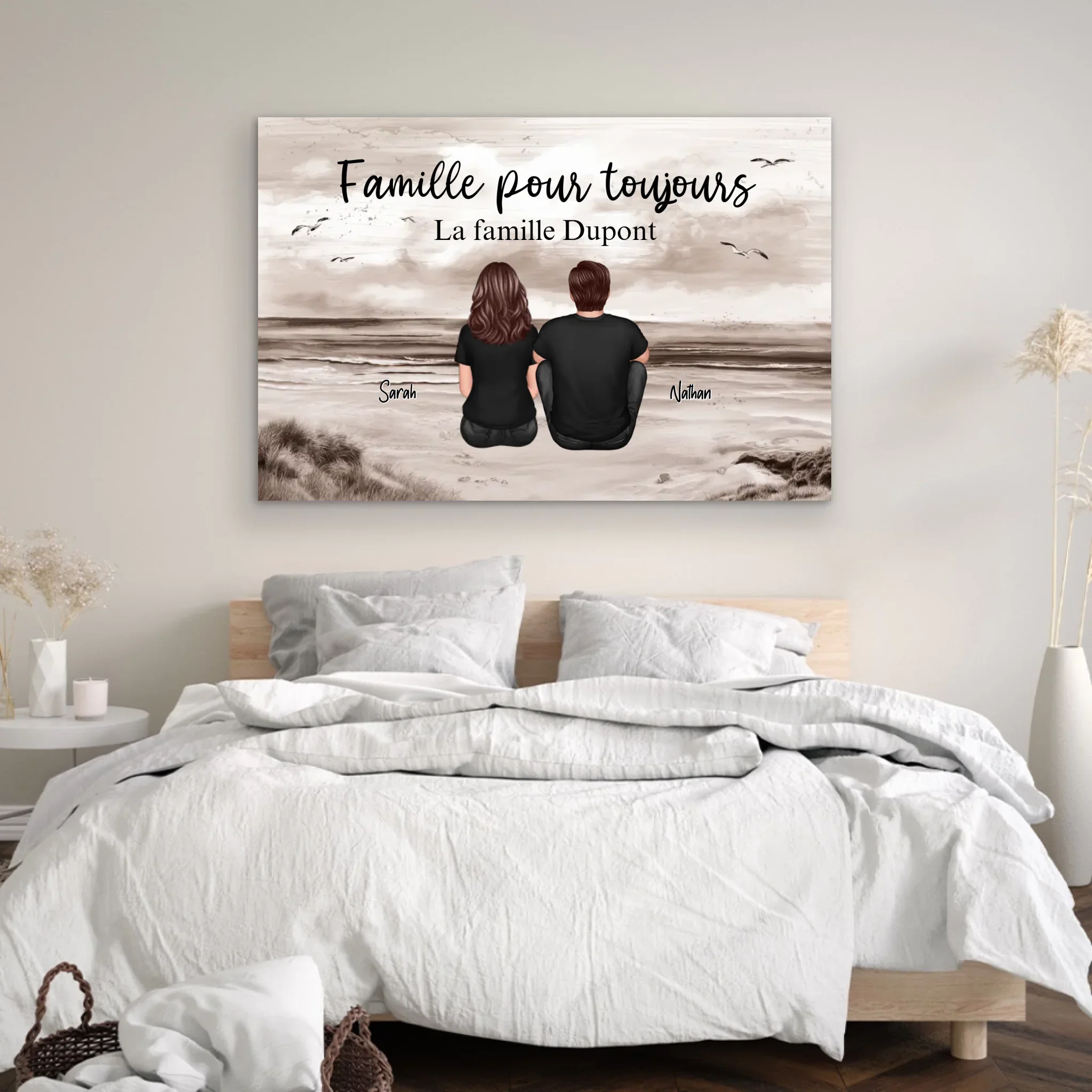 Toile personnalisée “Famille pour Toujours“ - Image 5
