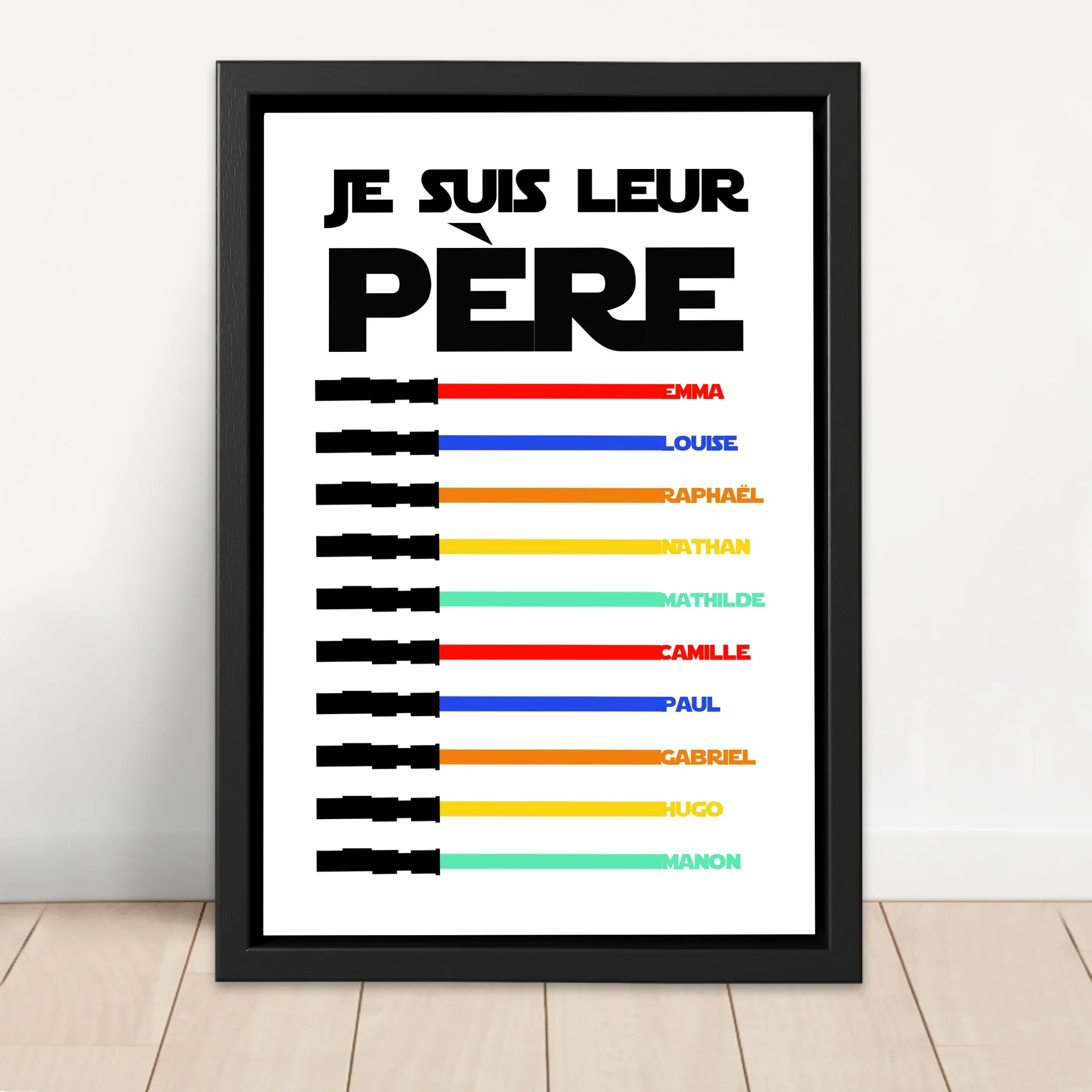 Toile personnalisée "Je suis leur père" - Image 4