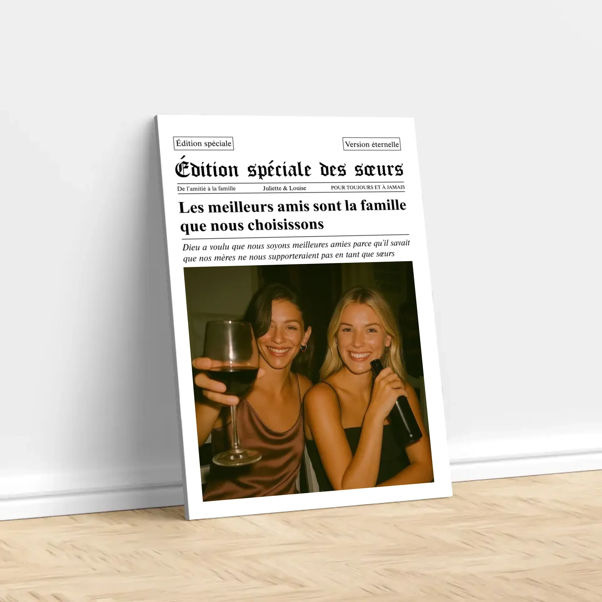 Toile personnalisée – Journal – The BFF Times - Image 3
