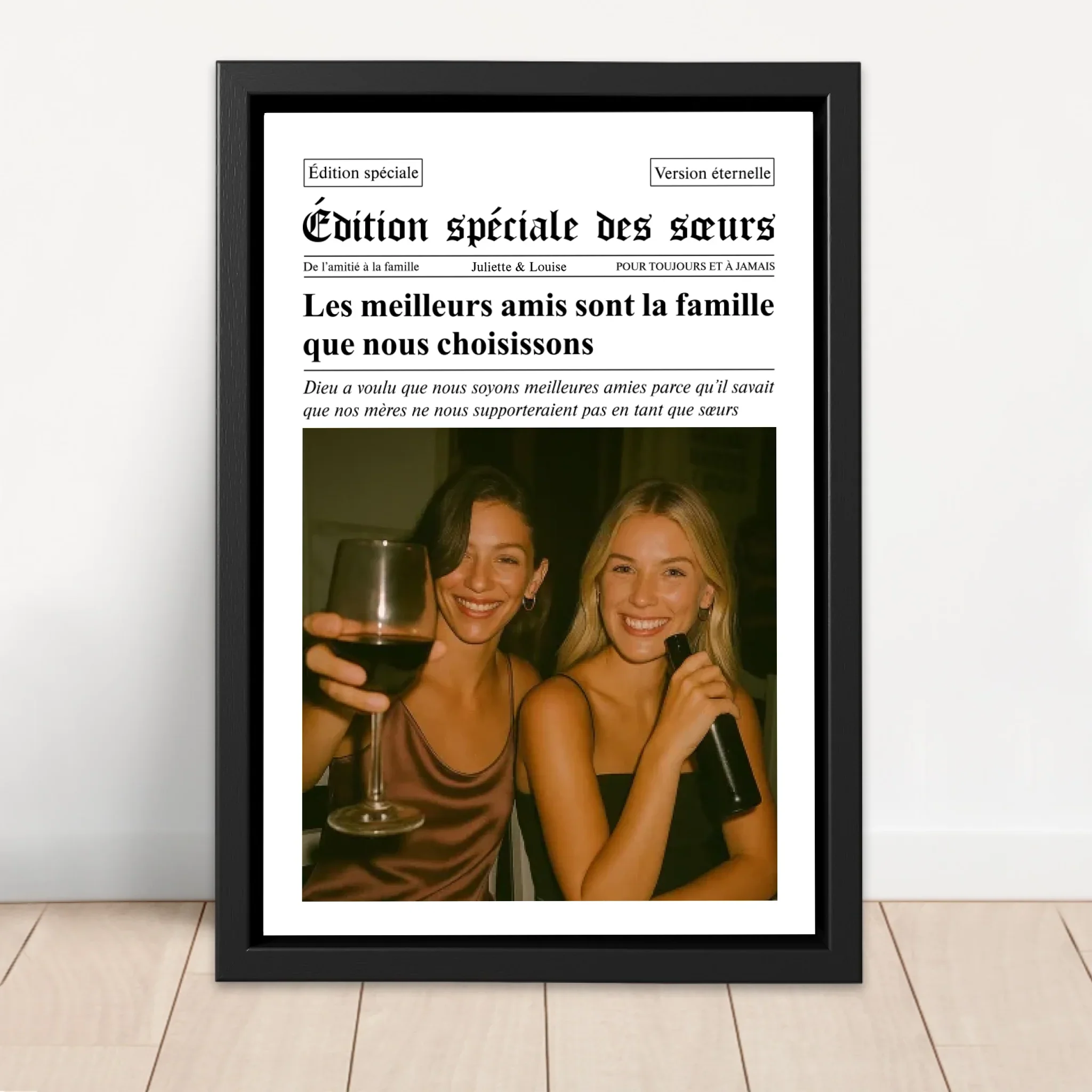 Toile personnalisée – Journal – The BFF Times - Image 4