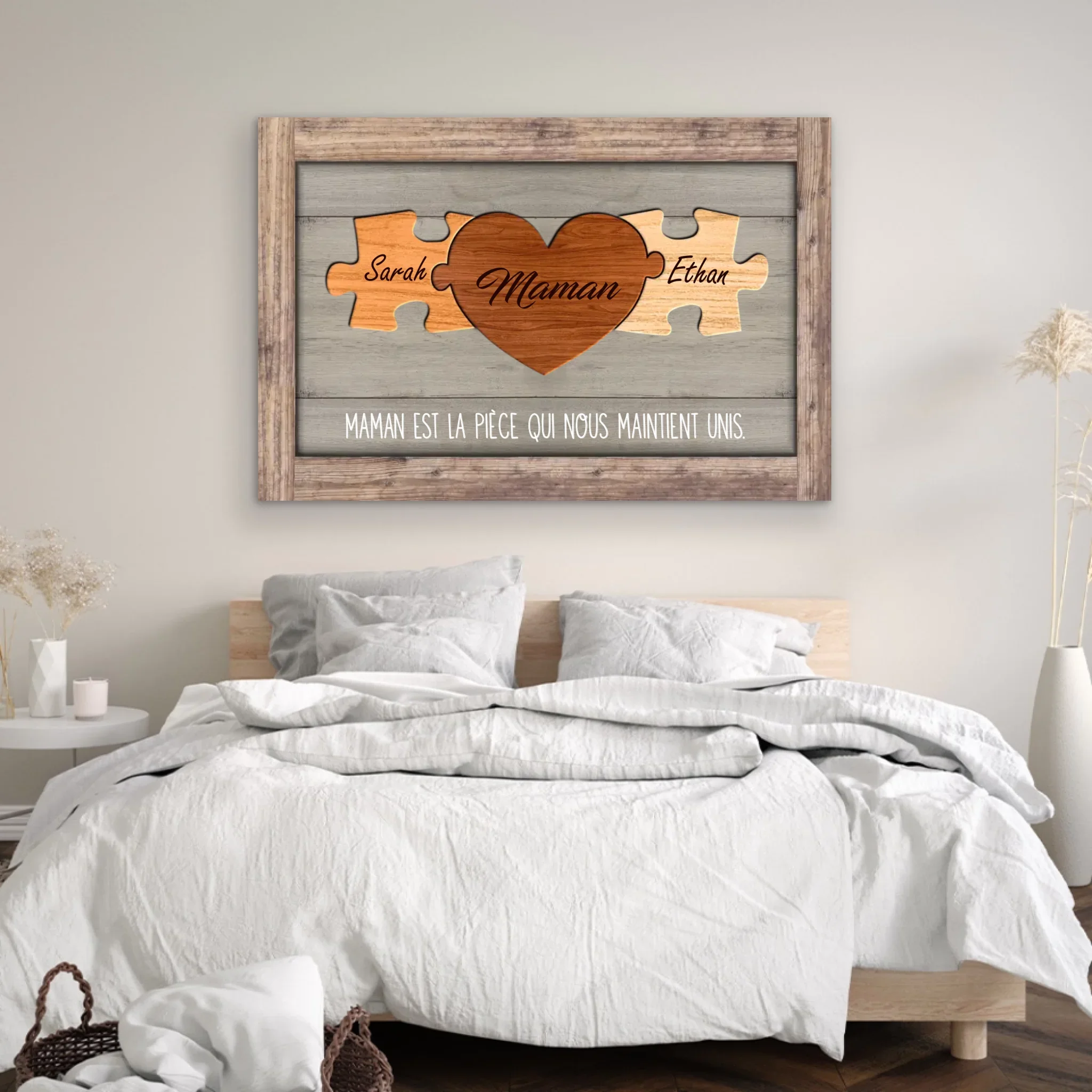 Toile personnalisée – La pièce du puzzle - Image 3