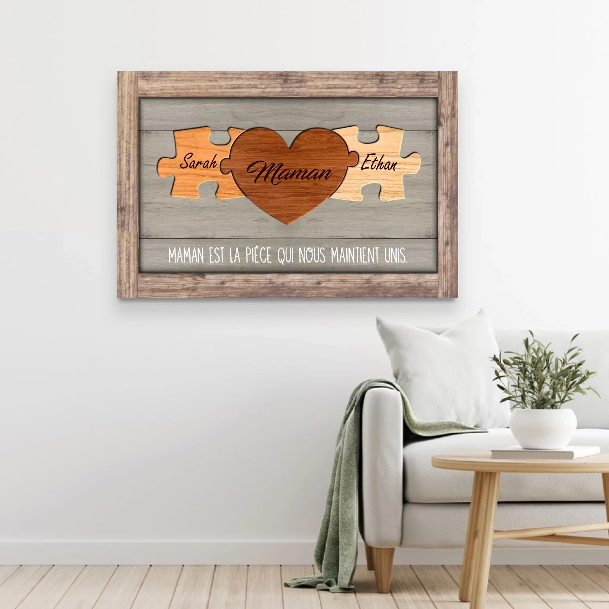 Toile personnalisée – La pièce du puzzle - Image 5