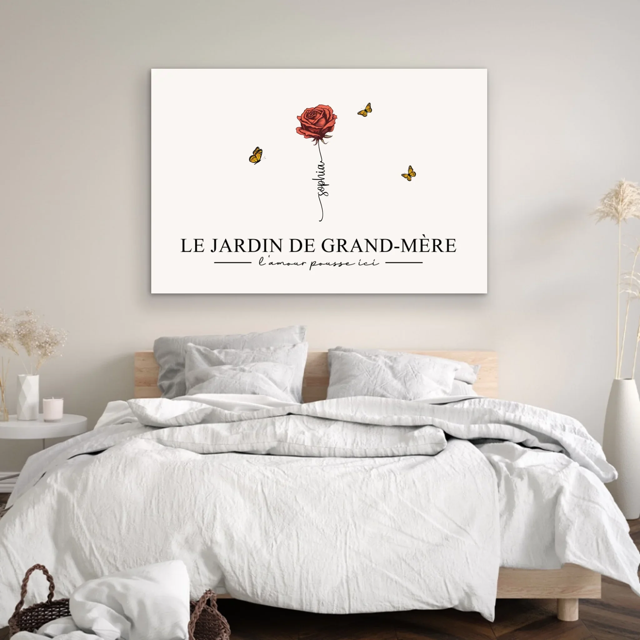 Toile personnalisée "Le jardin de grand-mère” - Image 4