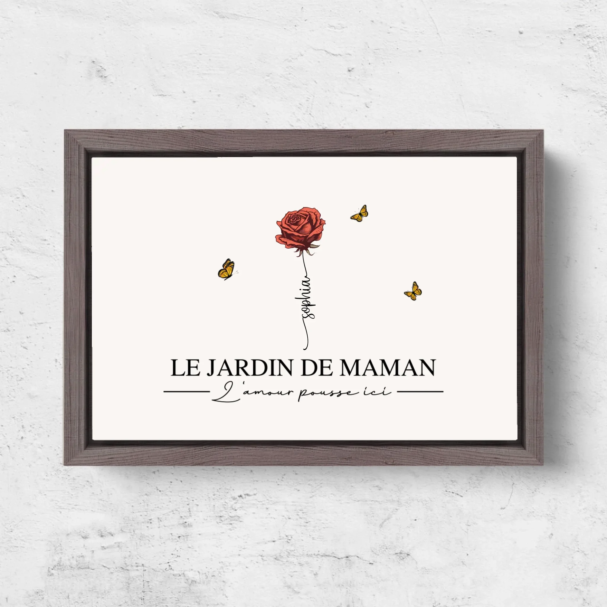 Toile personnalisée "Le jardin de maman” - Image 6