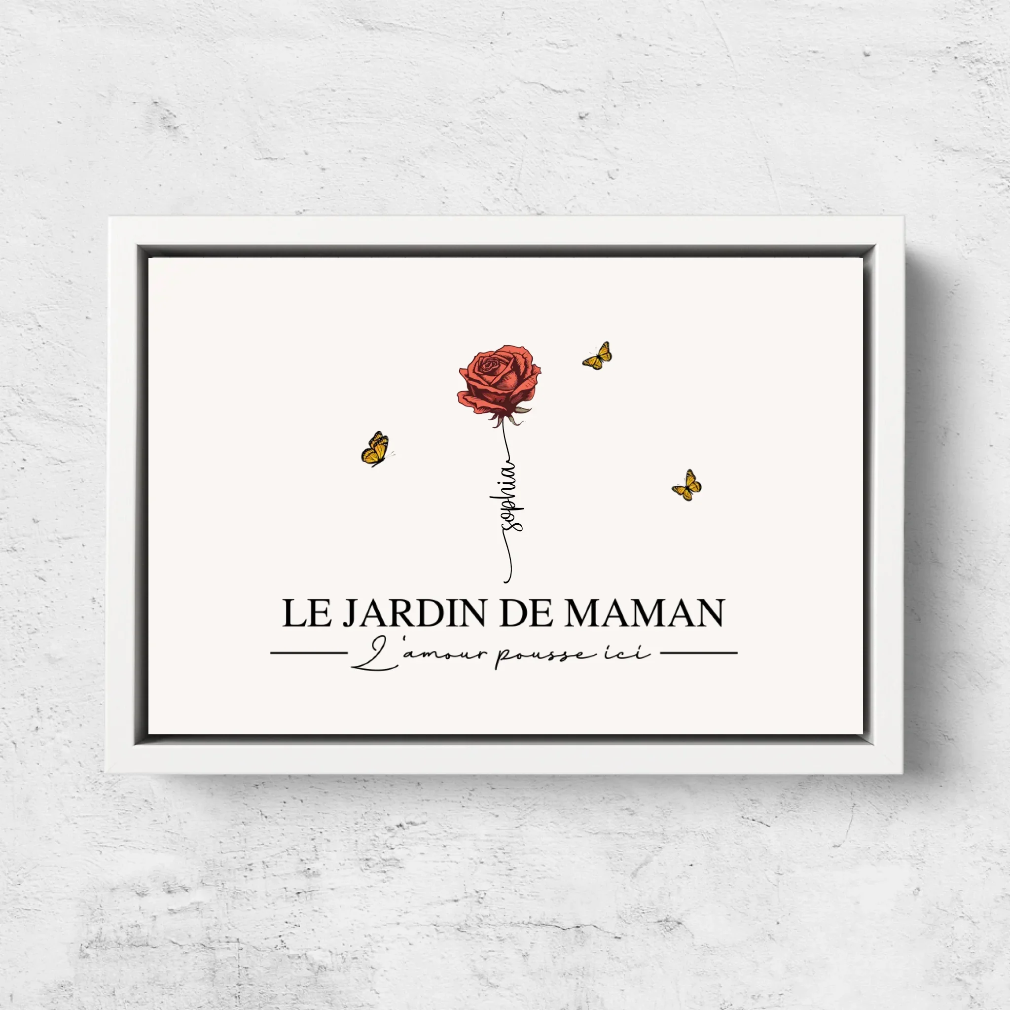 Toile personnalisée "Le jardin de maman” - Image 7