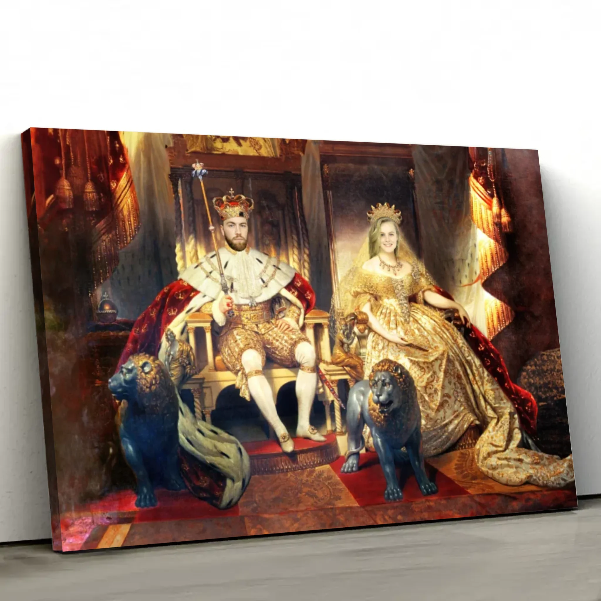 Toile personnalisée – Le Roi et la Reine - Image 2