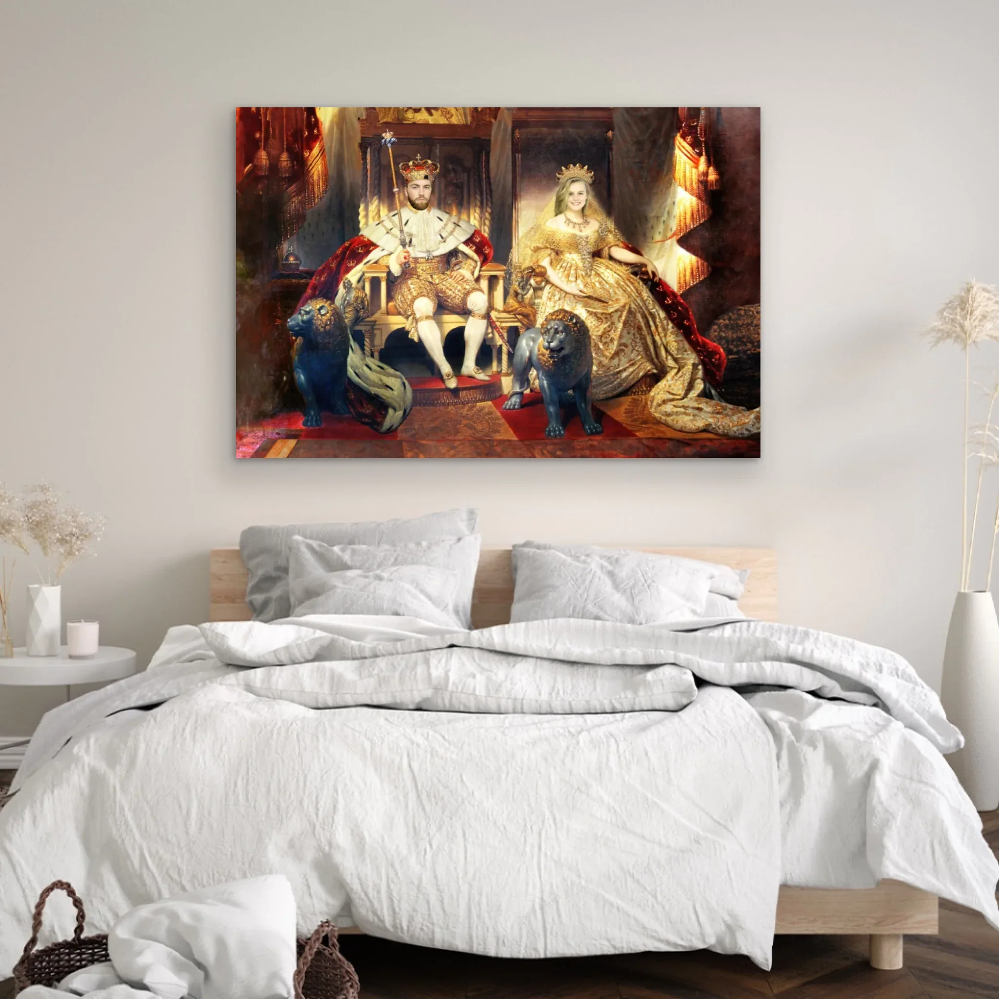 Toile personnalisée – Le Roi et la Reine - Image 4