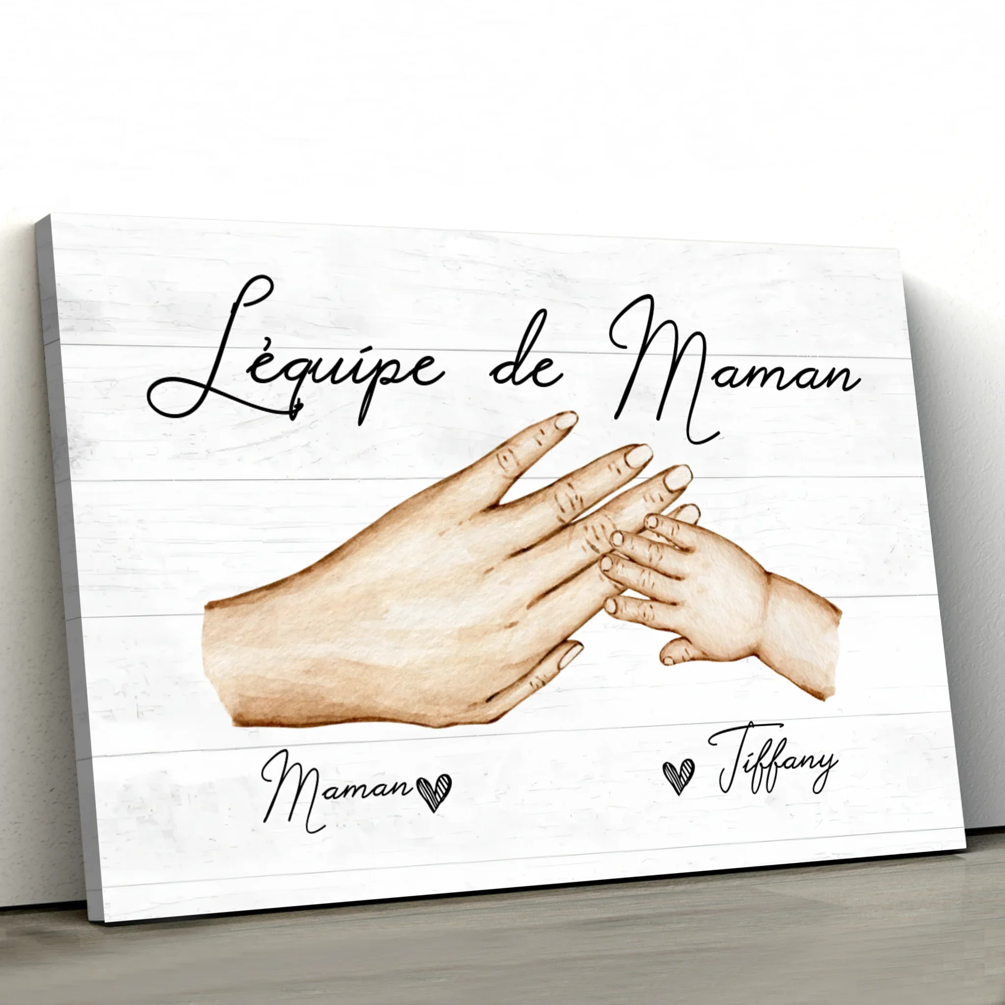 Toile personnalisée "L'équipe de Maman" - Image 2