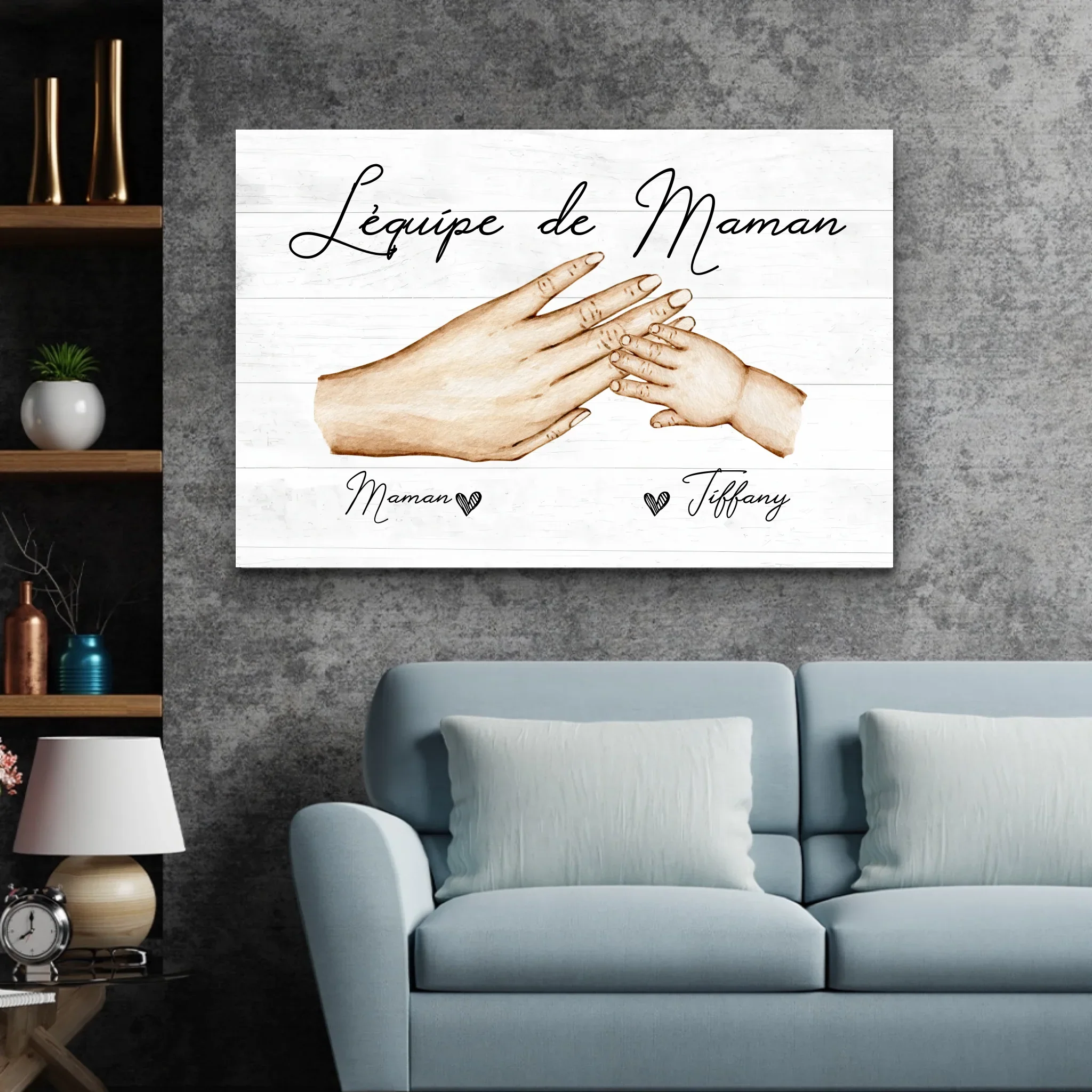 Toile personnalisée "L'équipe de Maman" - Image 3