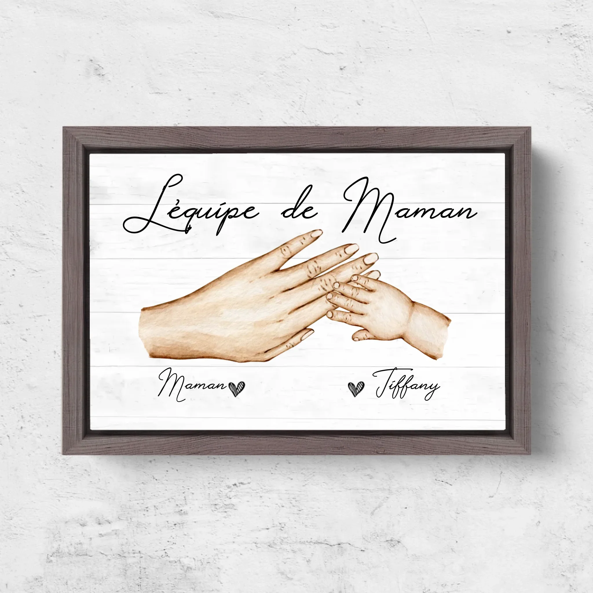 Toile personnalisée "L'équipe de Maman" - Image 6