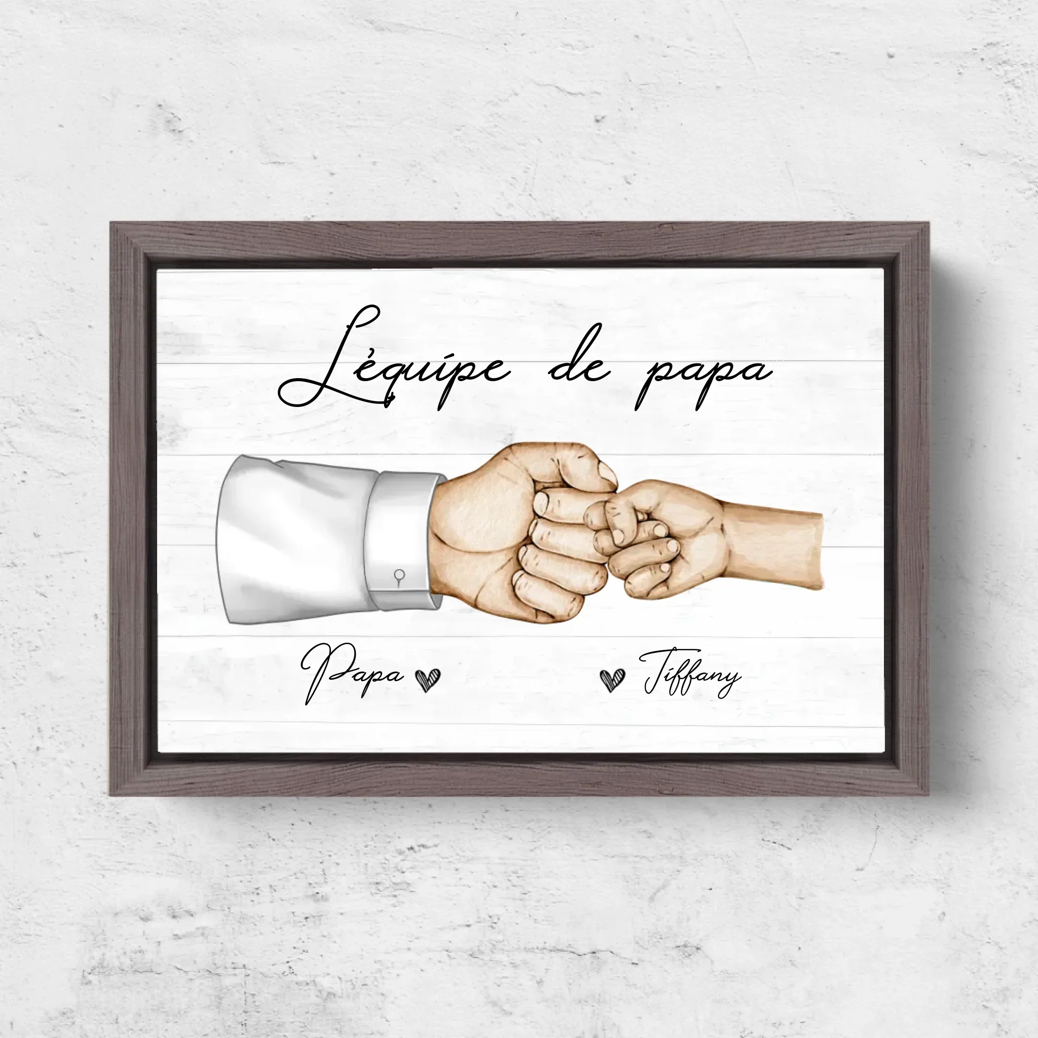 Toile personnalisée "L'équipe de papa" - Image 6