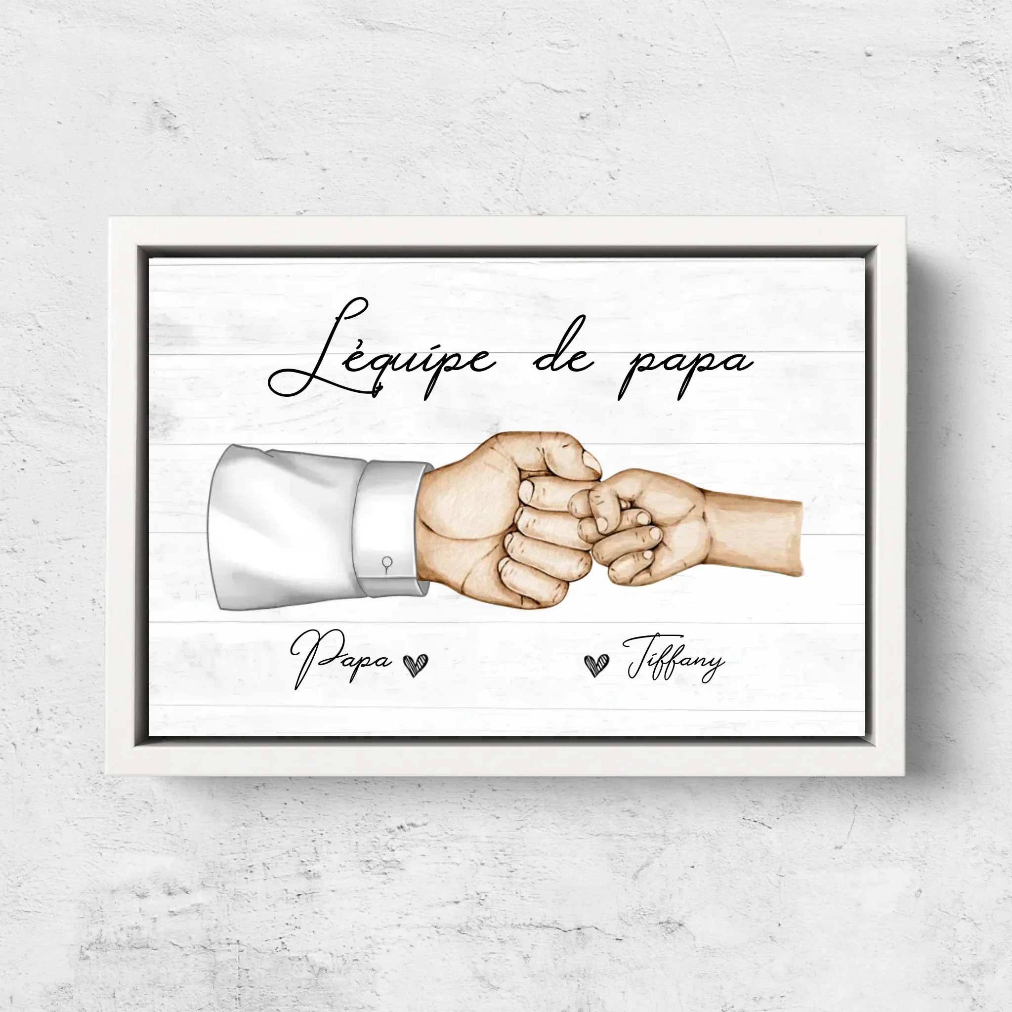 Toile personnalisée "L'équipe de papa" - Image 7