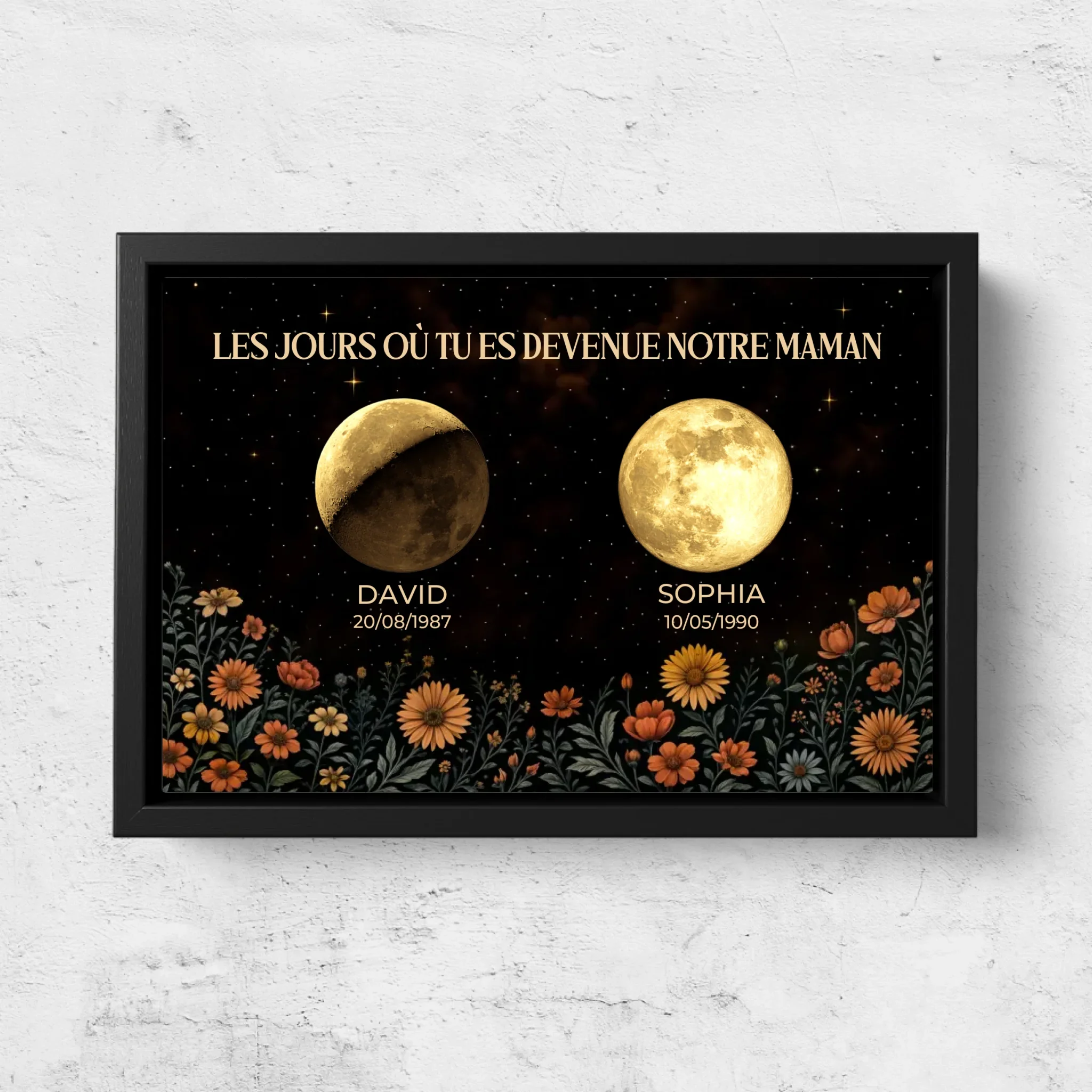 Toile personnalisée "Les jours où tu es devenue maman" - Image 5