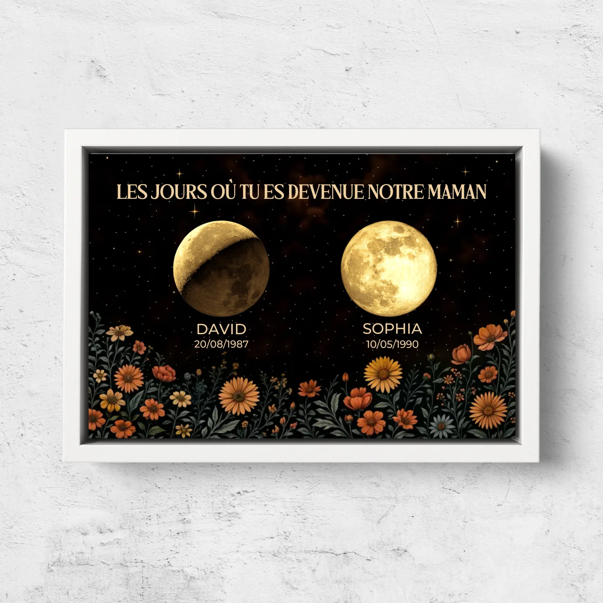 Toile personnalisée "Les jours où tu es devenue maman" - Image 7