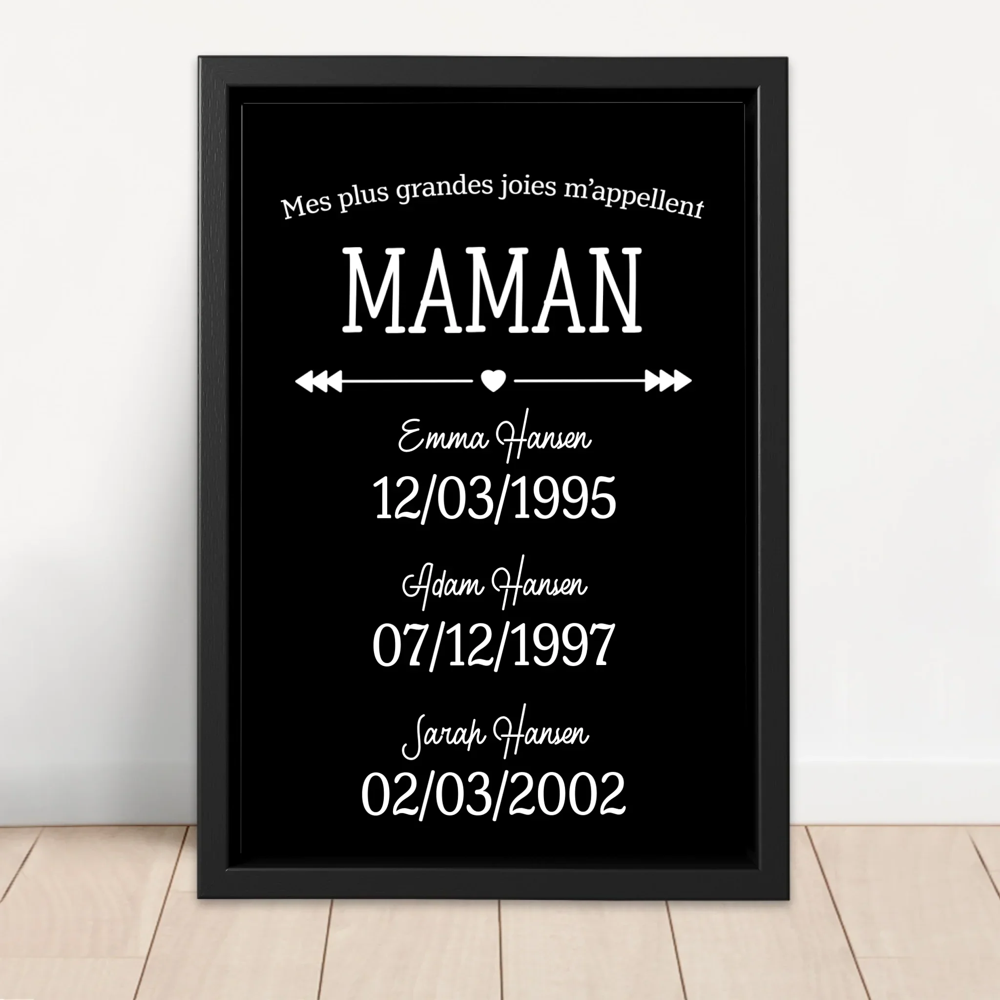 Toile personnalisée – Les plus grandes joies de maman - Image 4