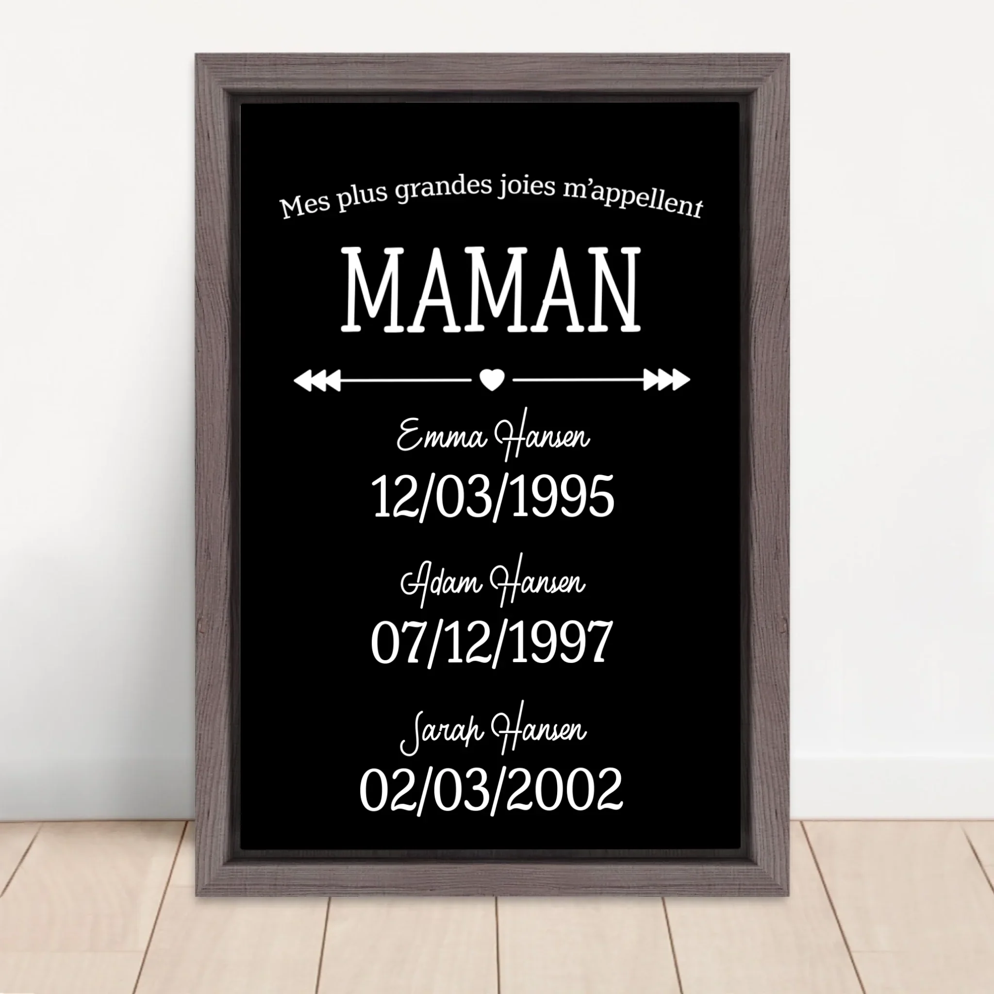 Toile personnalisée – Les plus grandes joies de maman - Image 5