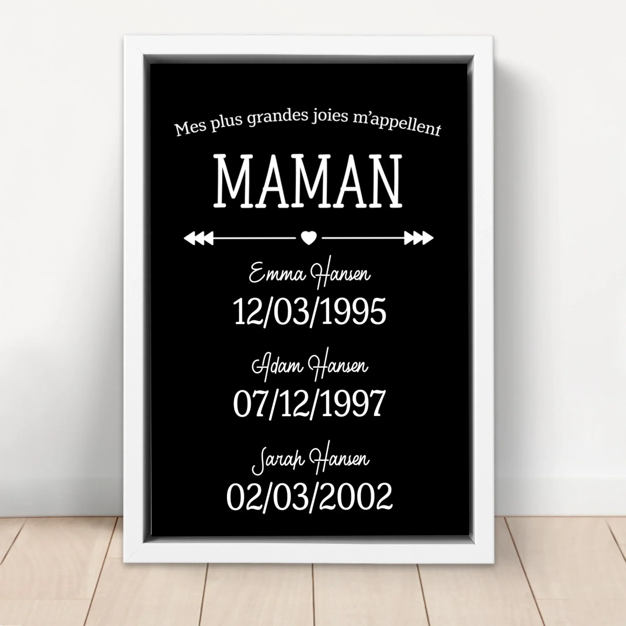 Toile personnalisée – Les plus grandes joies de maman - Image 6